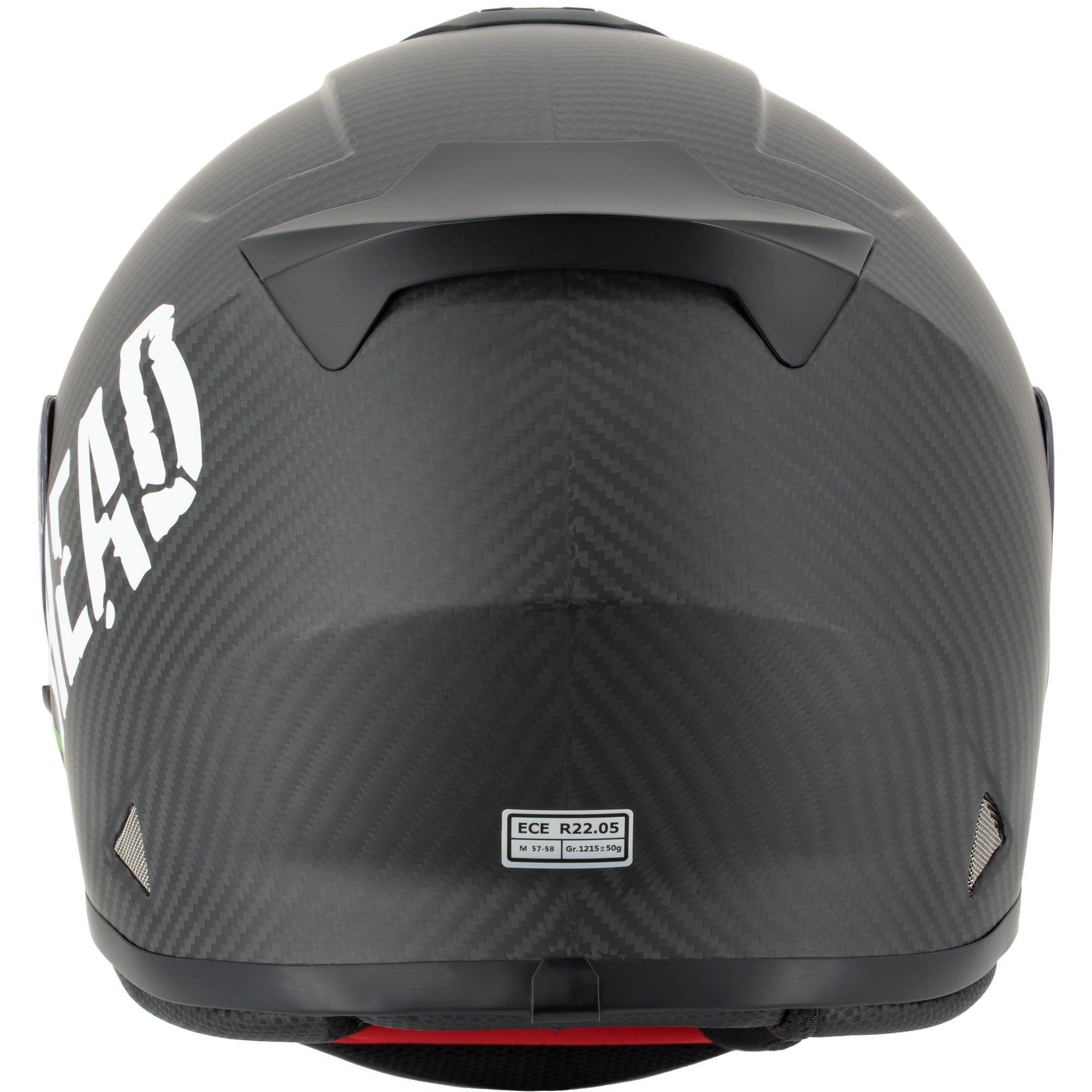 Motorradhelm BeProud Carbon Rot - Integralhelm - Streethelm (mit klarem und rot verspiegeltem Visier), LIMITED EDITION