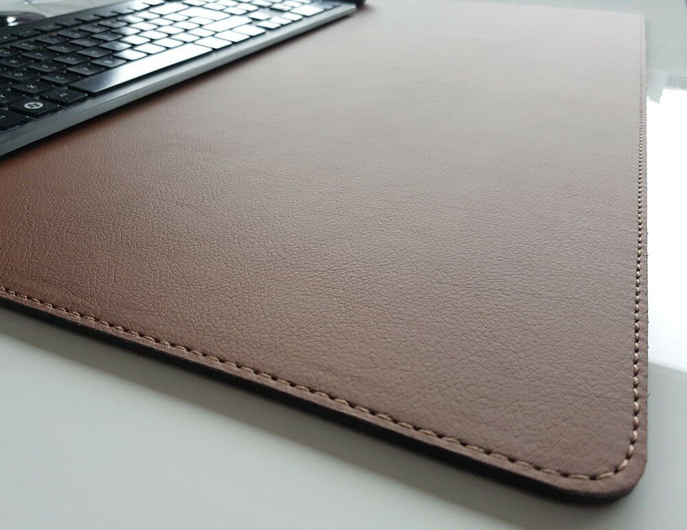 Profi Mats Schreibtischunterlage Sanft Lux Kunst Leder 70 x 50 Braun – Bild 5 von 5