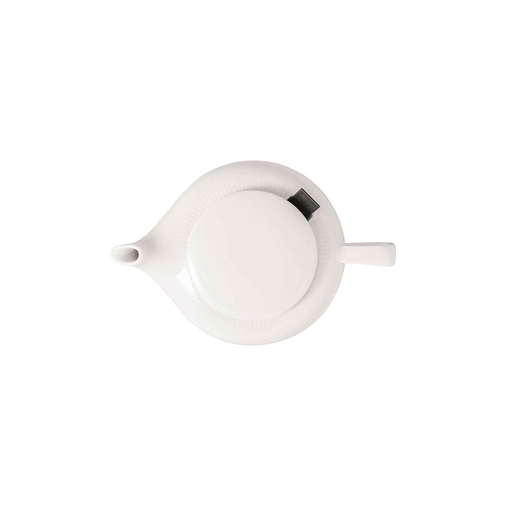 Villeroy & Boch Teekanne Afina Teekanne mit Deckel/Filter, (1-St), Premium Porcelain, spülmaschinenfest, Made in Germany