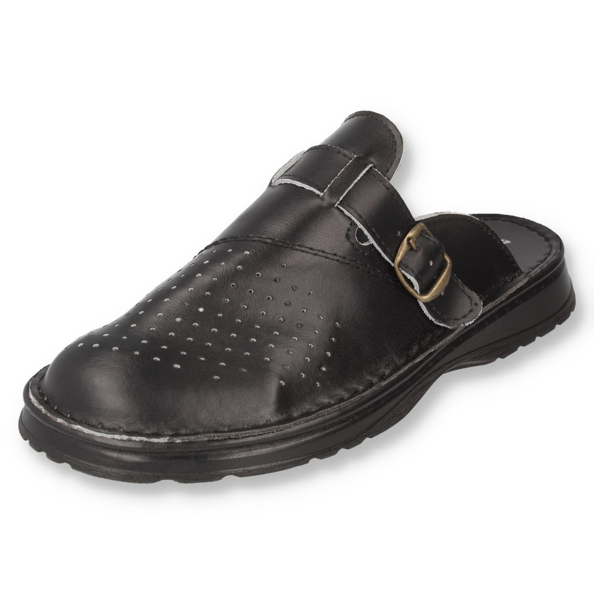 Cloque Noyon Herren Clog Leder, Schnalle, günstig online kaufen