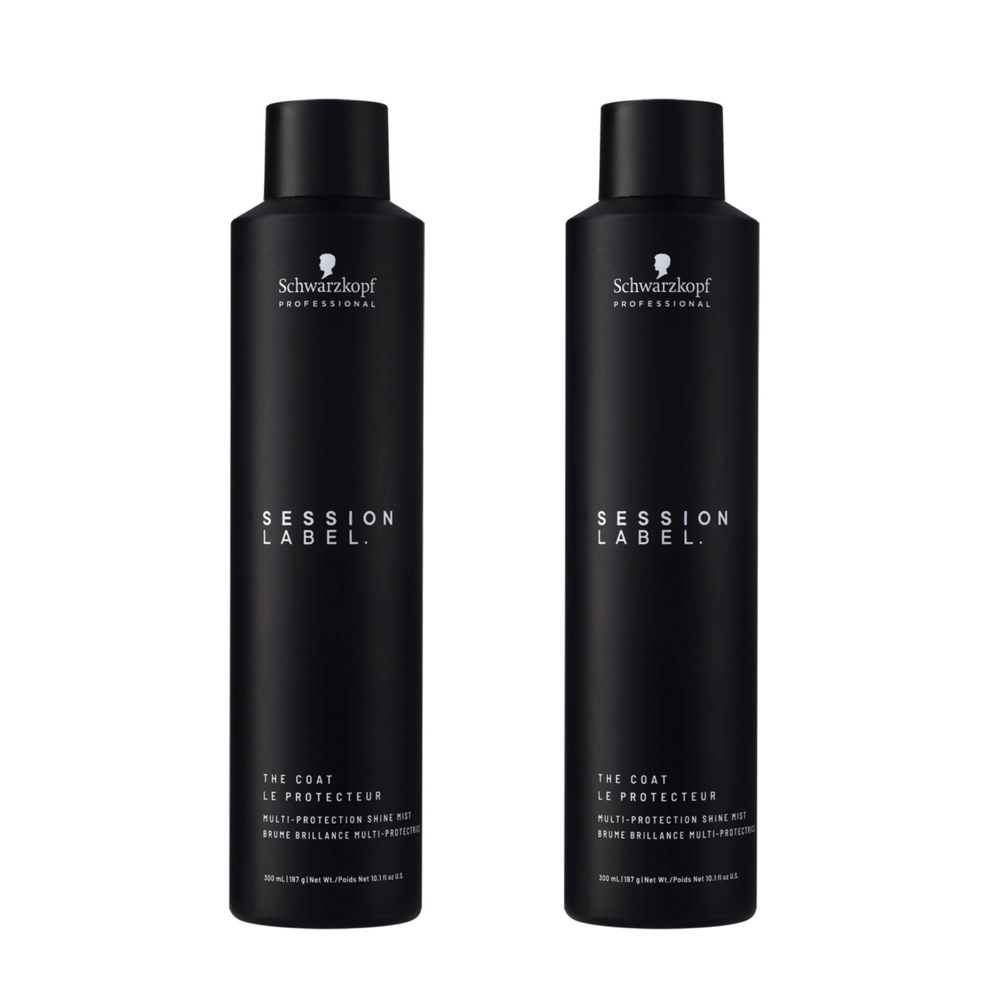 Schwarzkopf Professional Haarstyling-Liquid Schwarzkopf Professional SESSION LABEL The Coat 2 x 300 ml Glanzspray, 2-tlg., Haarspray