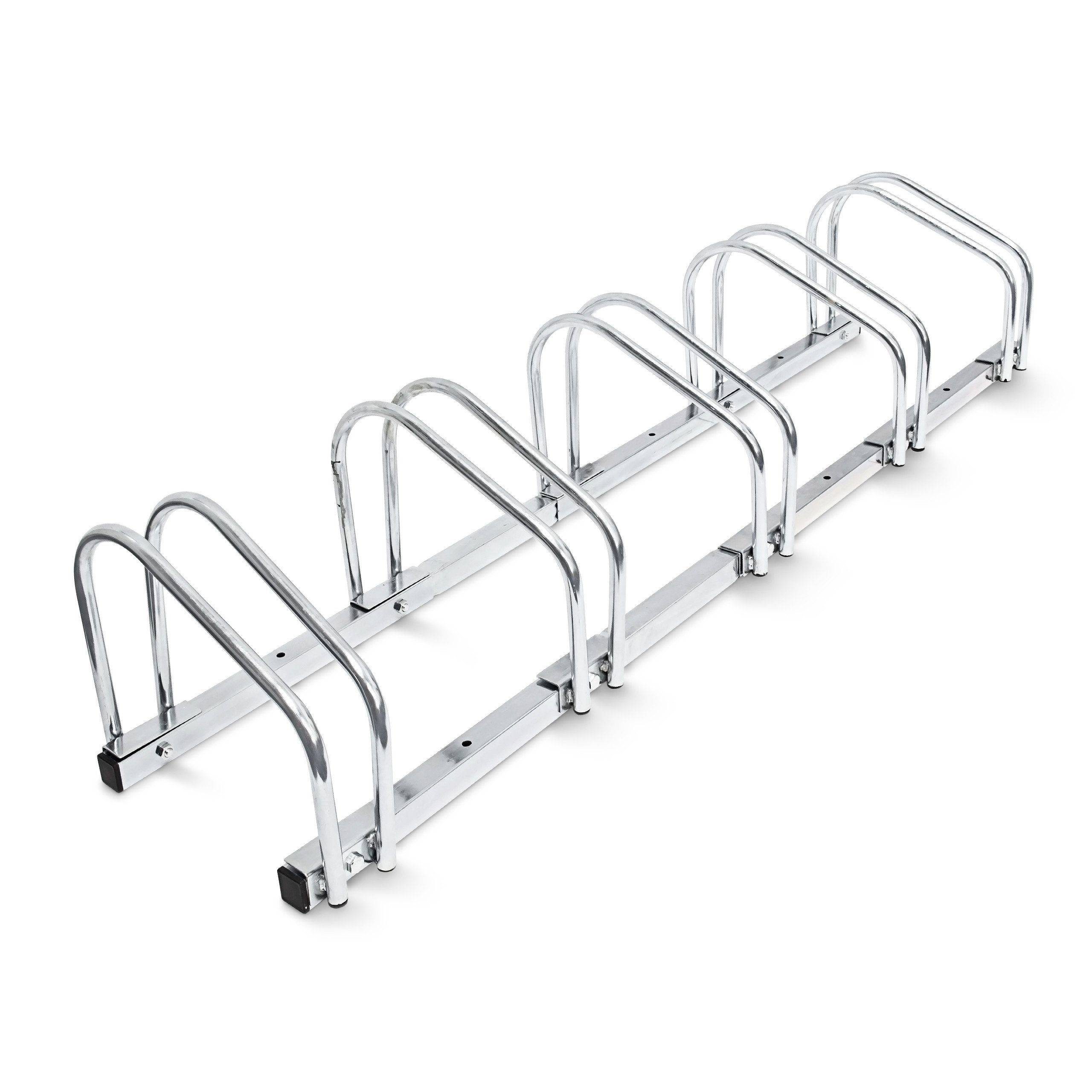 relaxdays Fahrradständer Fahrradständer 5 Fahrräder Stahl 130cm