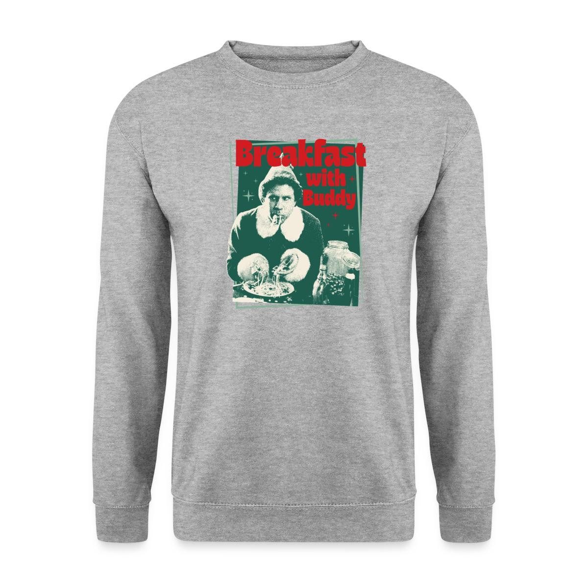 Sweatshirt Buddy Der Weihnachtself Breakfast With Buddy Unisex Pullover