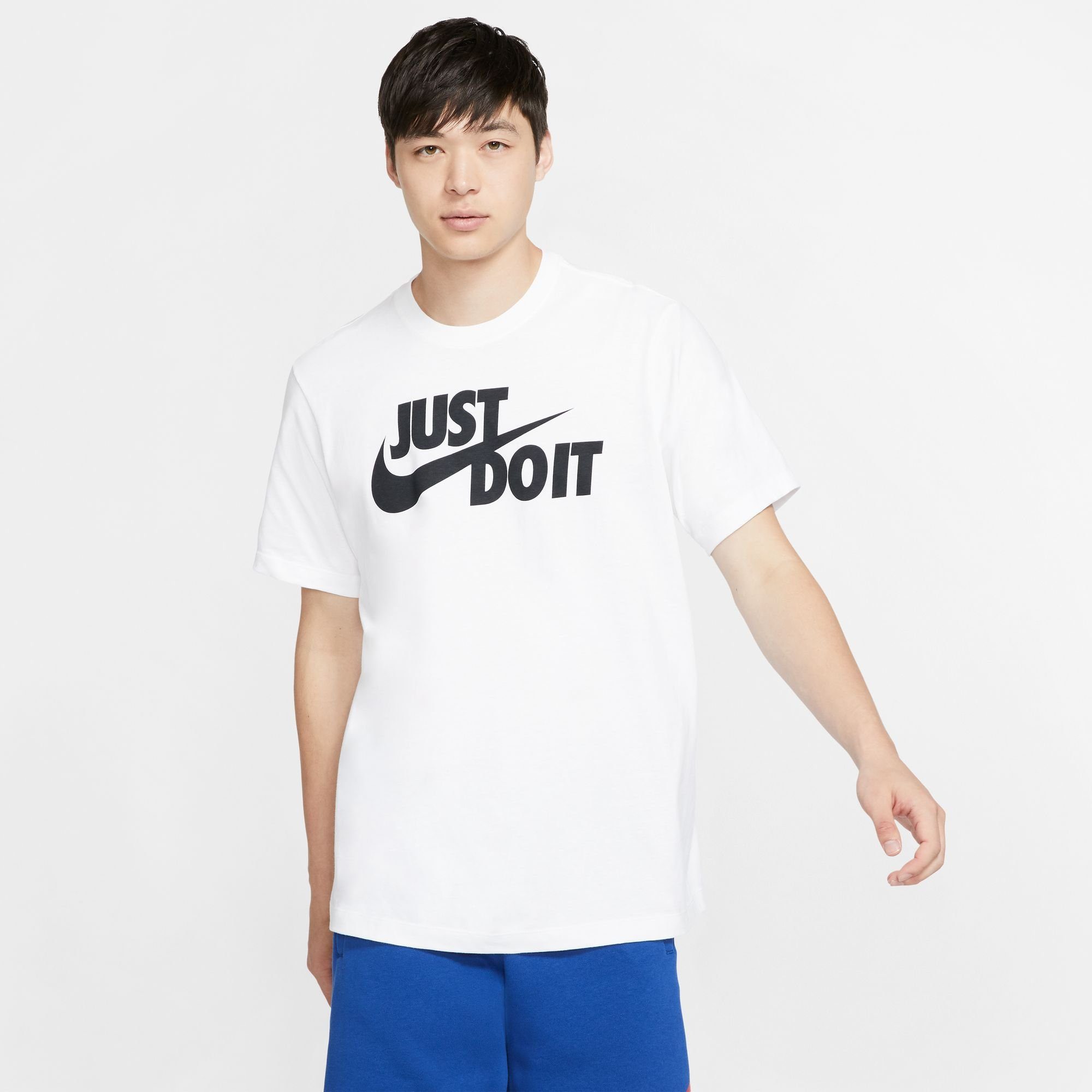 Nike Sportswear T-Shirt White/ T-SHIRT MEN'S Black JDI