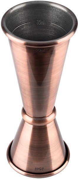 Buddy's Barmaß Buddy´s Bar, Edelstahl, (1-St), 2,5 cl/5 cl Doppelmaß, Innenmaße 1,5 cl/3,5 cl, spülmaschinenfest