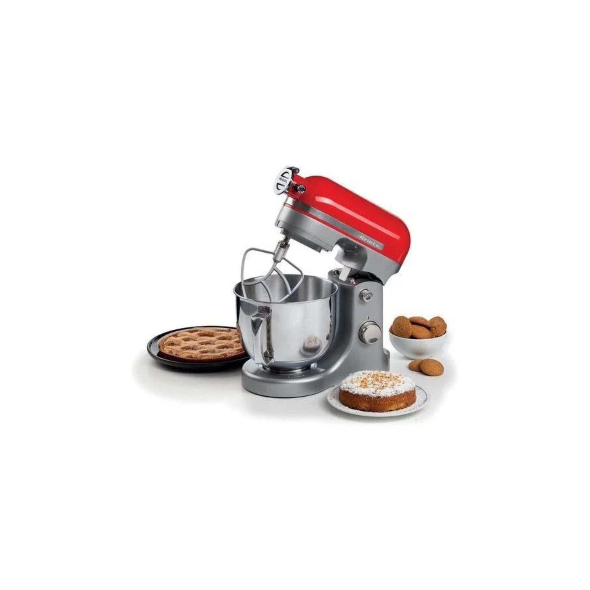 Ariete Küchenmaschine, 1600,00 W, 5,50 l Schüssel, 11 Rührstufen