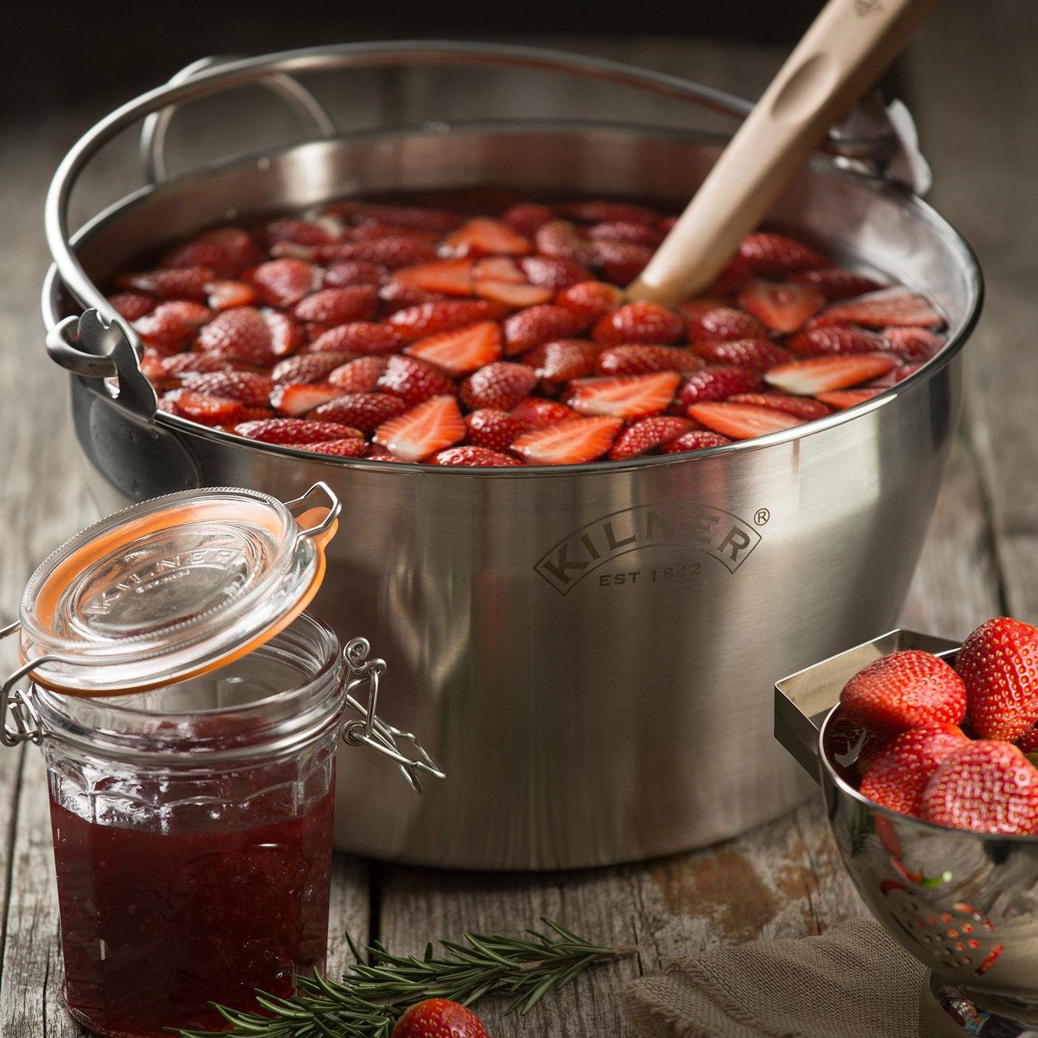 KILNER Einkochtopf, Edelstahl (1-tlg), 8 Liter, Induktion