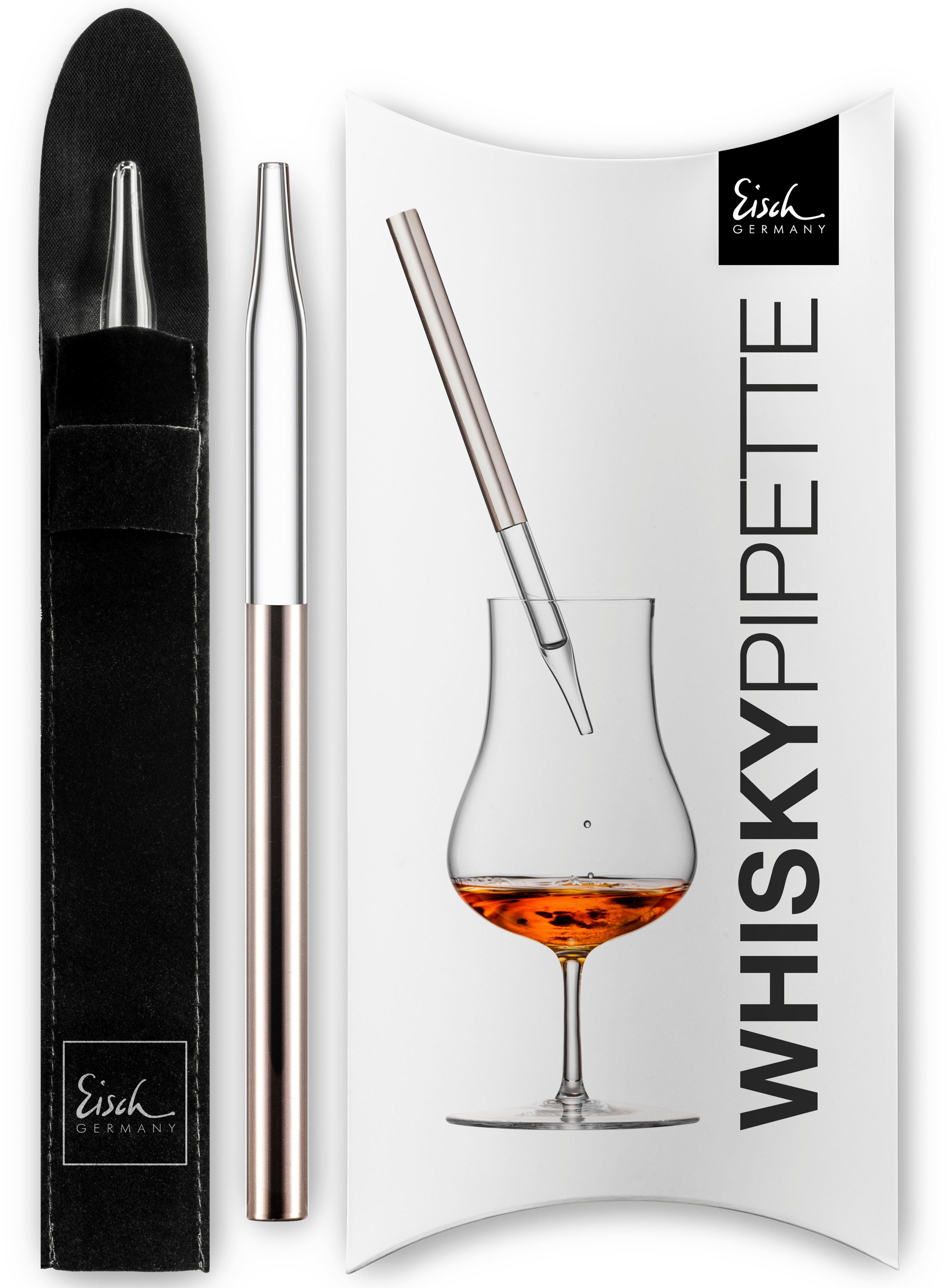 Eisch Germany Whisky-Pipette GENTLEMAN (1 St), zum tropfenweisen Verdünnen von Whisky oder Rum