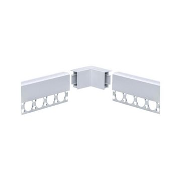Paulmann LED-Stripe-Profil LumiTiles Profil Abdeckung T-Form in Grau, 1-flammig, LED Streifen Profilelemente
