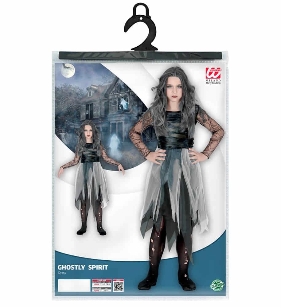 Widmann S.r.l. Kostüm Ghostly Spirit Kleid Kinder