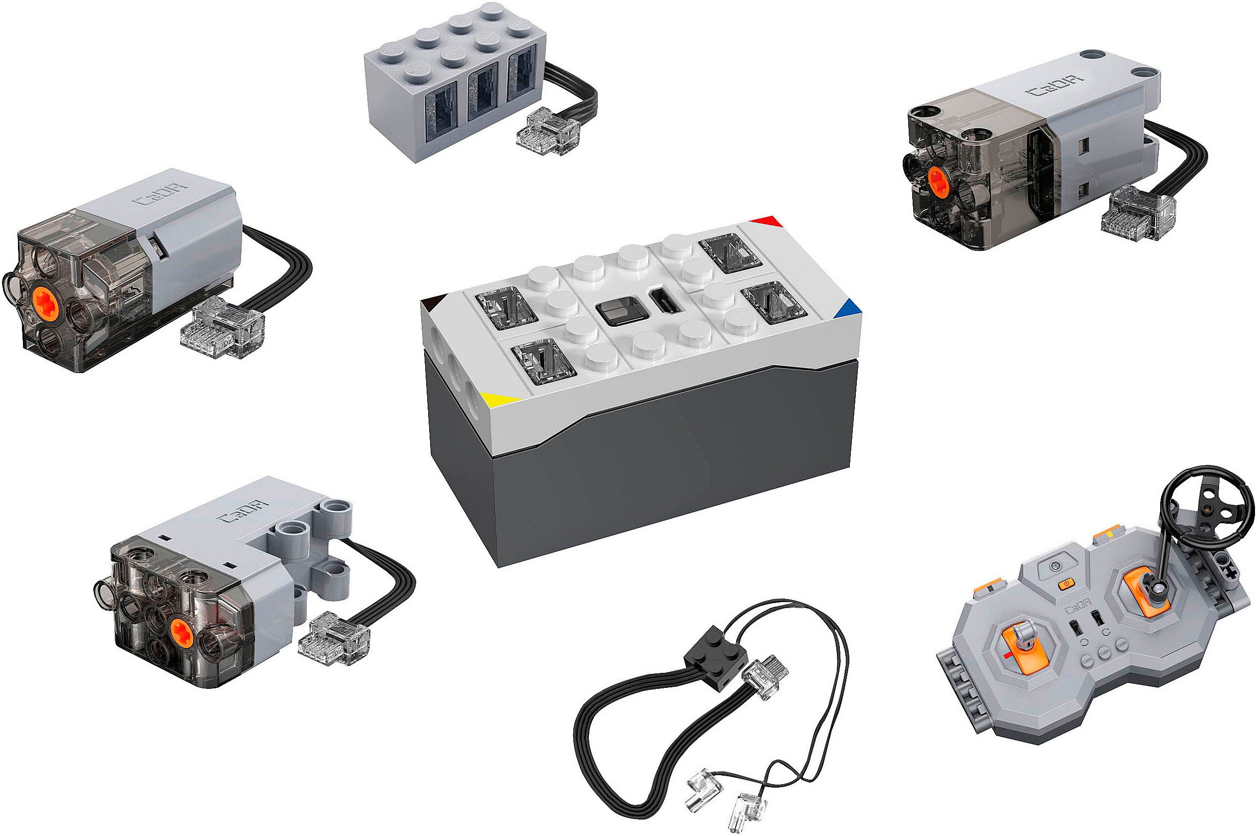 Jamara CaDA, Power System Max Bricks (402896) Konstruktionsspielsteine, zur Ergänzung von CaDA Technikmodellen