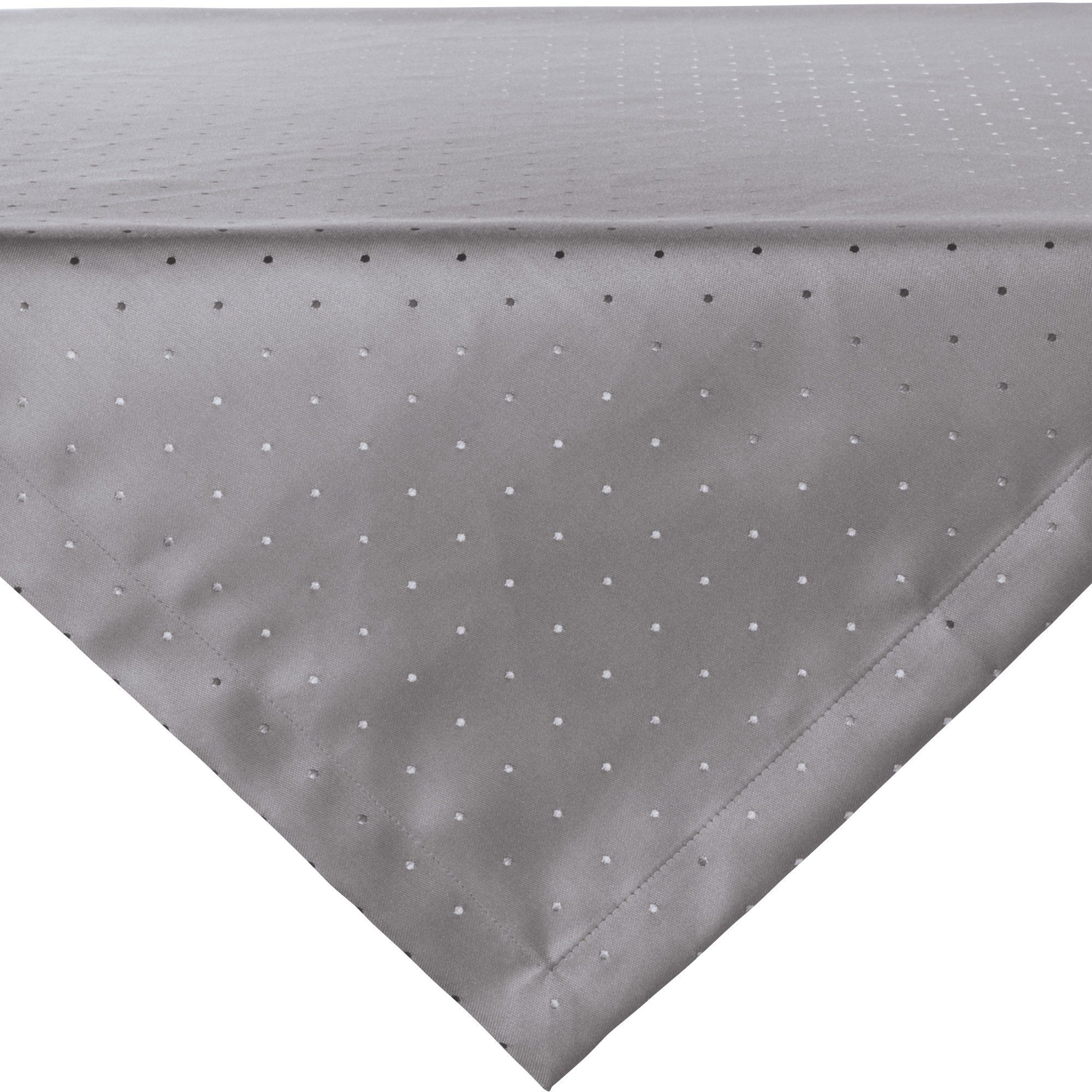 Curt Bauer Mitteldecke Mitteldecke "Petito", fleckabweisend Uni: mit Punktedessin