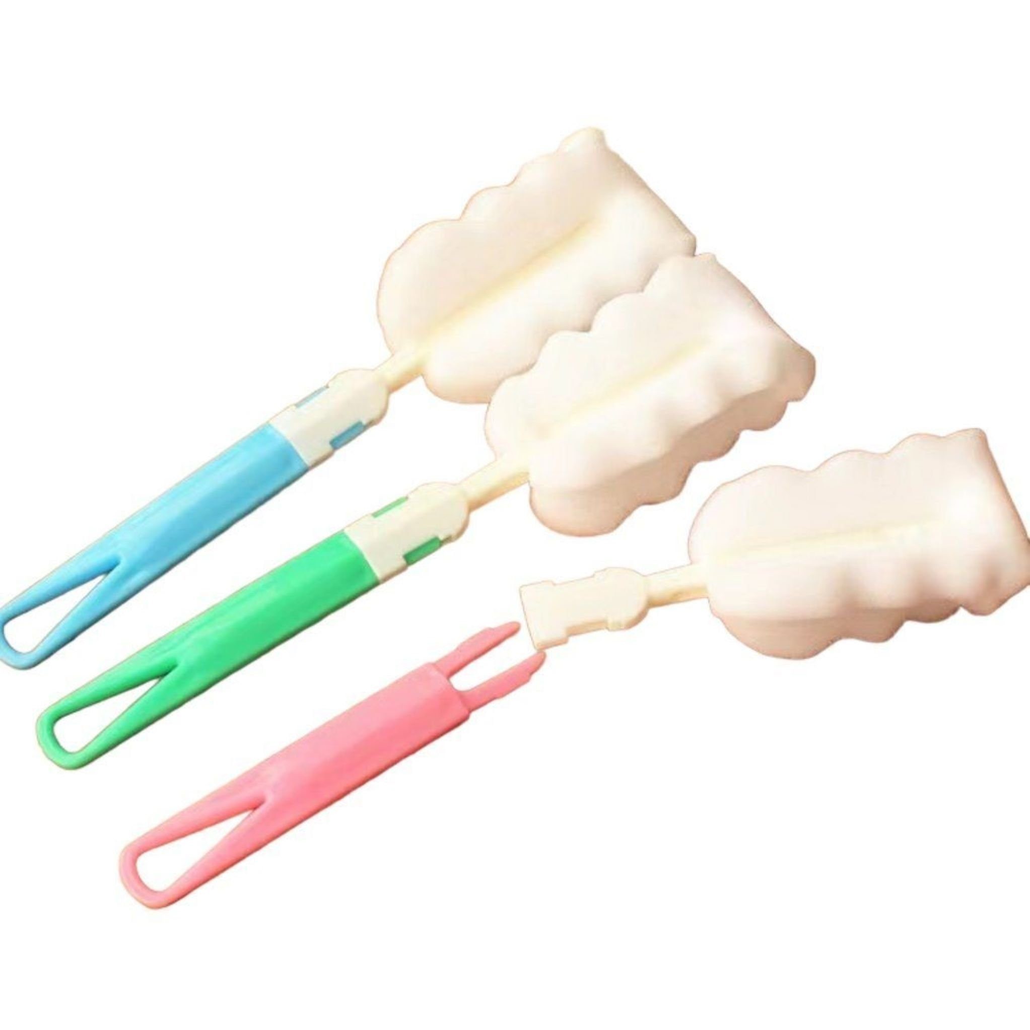 Reinigungsbürste Schaumstoffbürste für Flaschen, Gläser, sanfte, effektive Reinigung