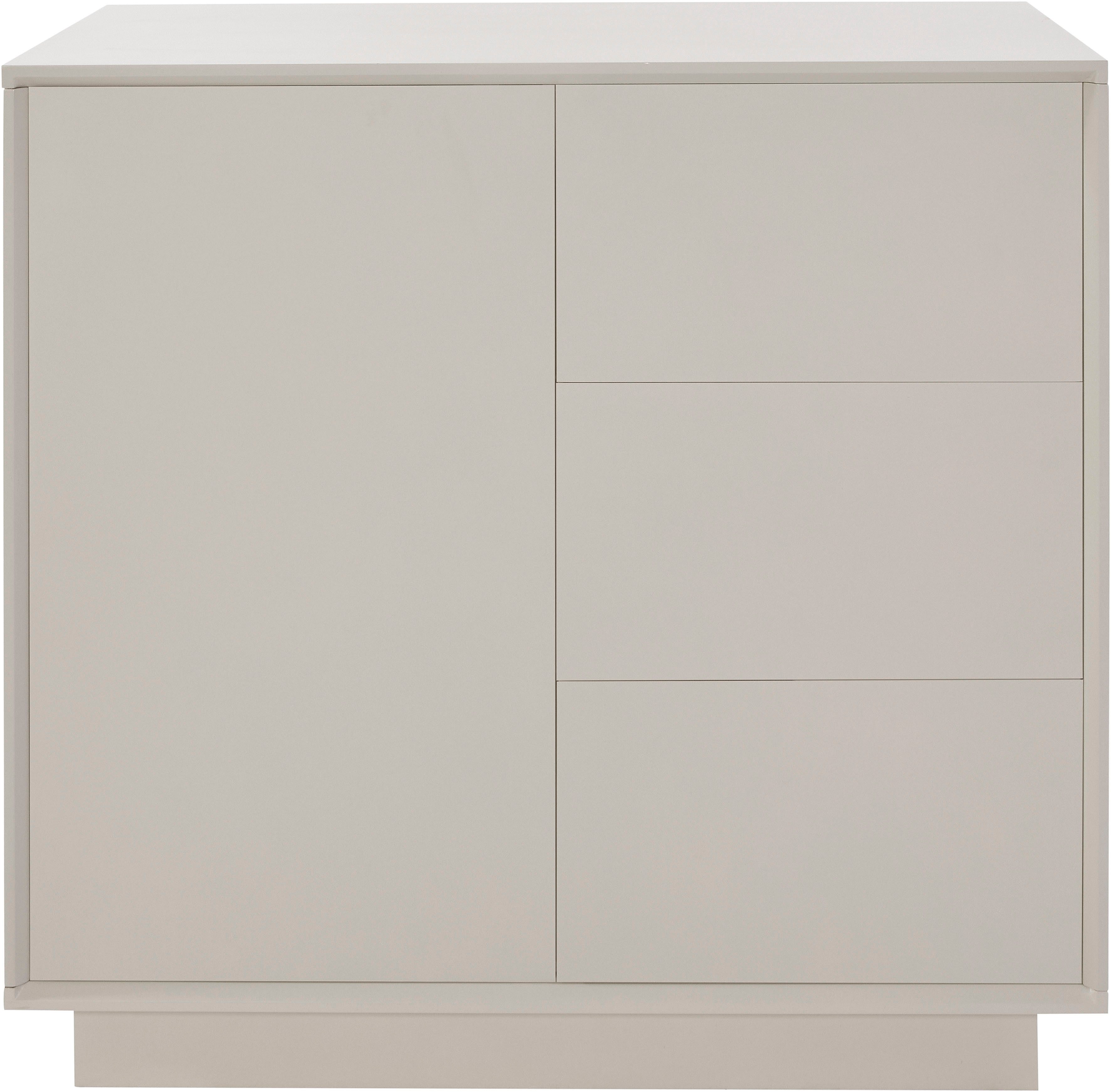 homsy by Ana Johnson Sideboard Storvia, seidenmatte Lackierung, geräuschlose Soft-Close-Schubladen, B 85 cm – Bild 4 von 5