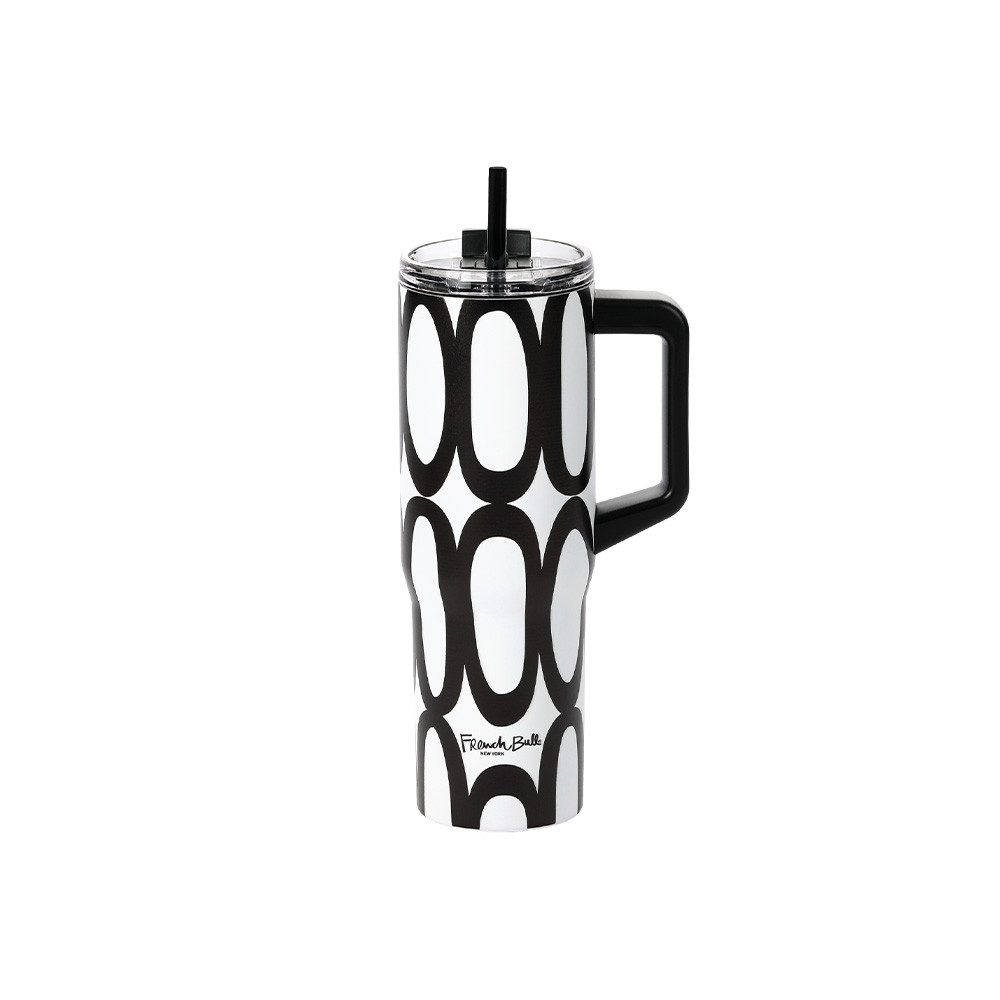 NEOFLAM® Thermobecher Swirl Thermobecher Oval, 860ml, 1-tlg., Edelstahl