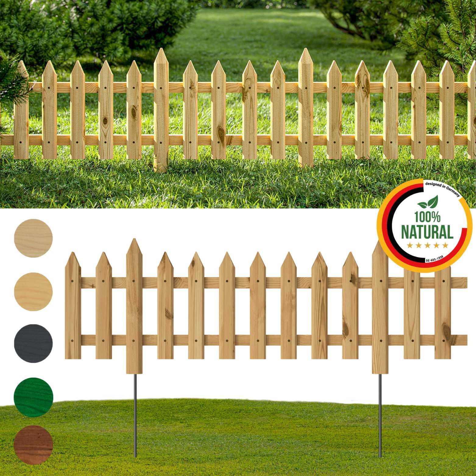 Floranica Zierzaun Vorgartenzaun Steckzaun Gartenzaun Zierzaun günstig online kaufen