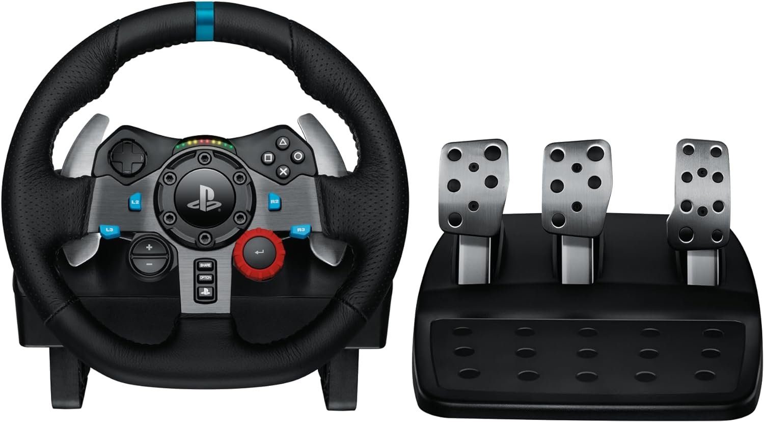 Logitech G29 Driving Force Lenkrad mit Pedalen Rennlenkrad Gaming-Lenkrad (Set, für PS3, PS4, PS5 und PC)