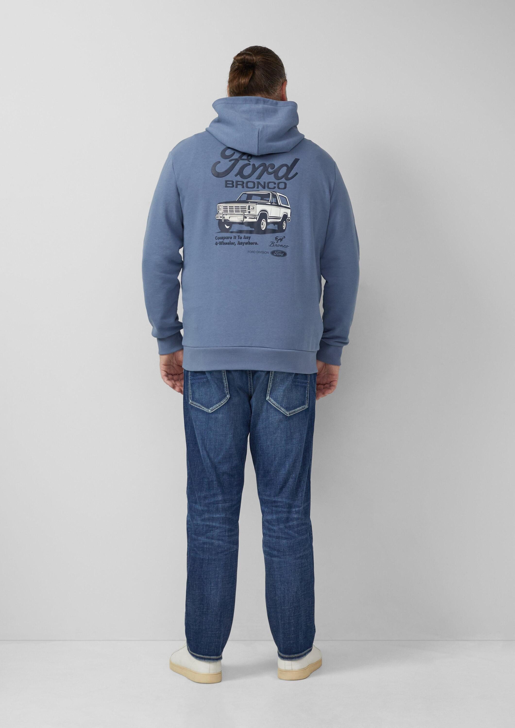 s.Oliver Sweatshirt Sweatshirt Softer Hoodie im Relaxed Fit mit Artwork