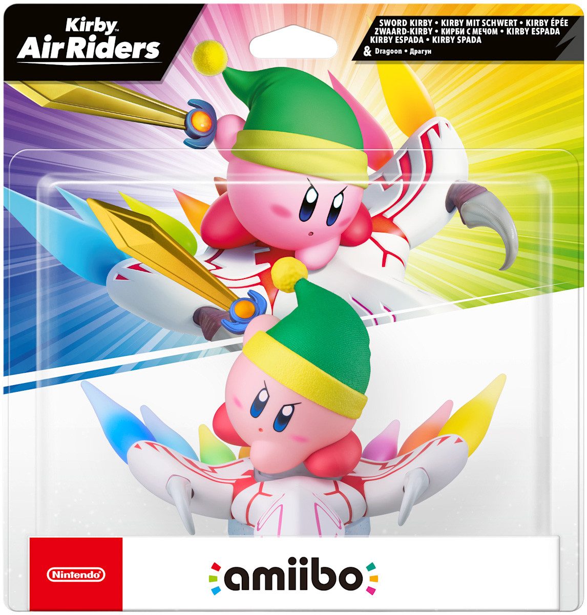 Nintendo Switch Spielfigur amiibo Kirby mit Schwert & Dragoon
