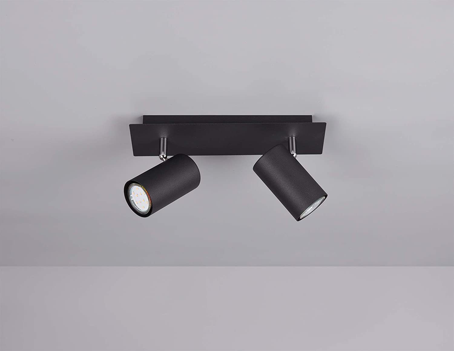 lightling Deckenspots Julie Spotbalken 2 Flammen, ohne Leuchtmittel, abhängig vom Leuchtmittel, Deckenlampe, beweglich