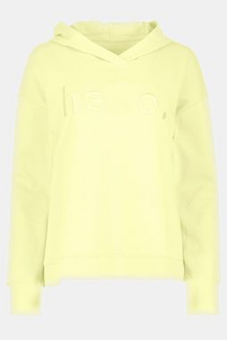 Gina Laura Sweatshirt Hoodie Sweater HELLO-Stickerei Kapuze Langarm