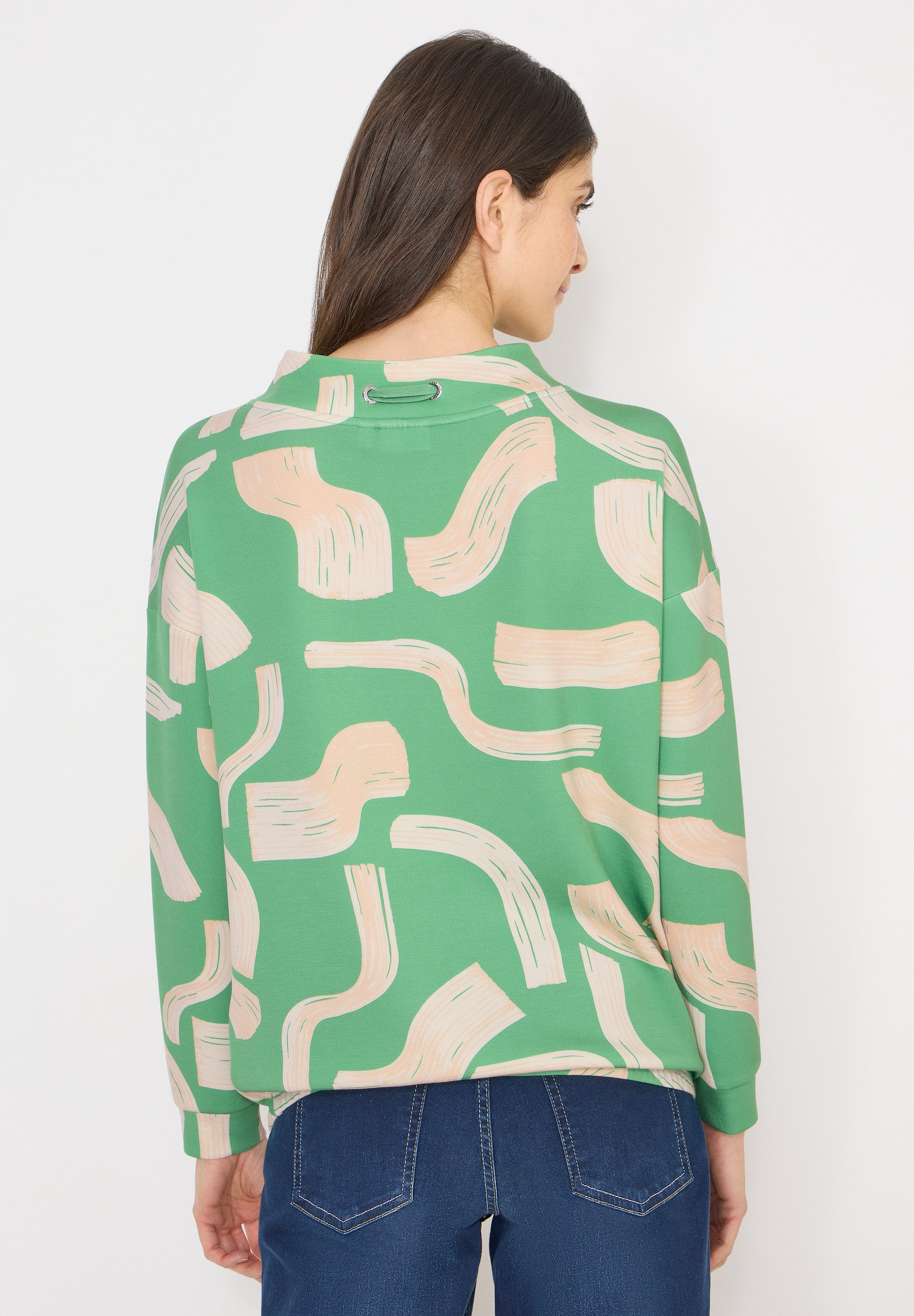 CECIL Langarmshirt mit Elastiksaum günstig online kaufen