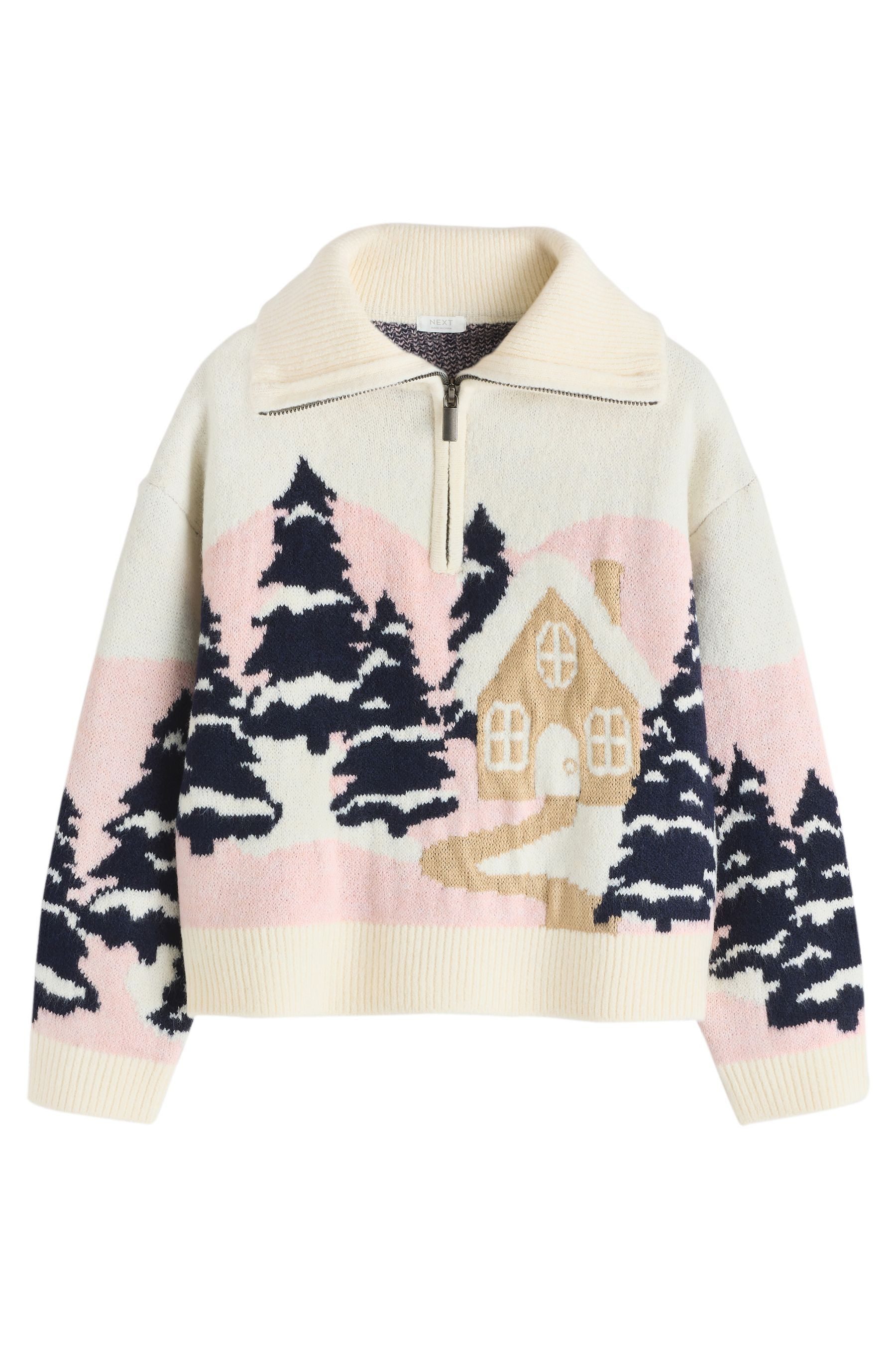 Next Strickpullover Joules Langtree Schal (1-tlg)