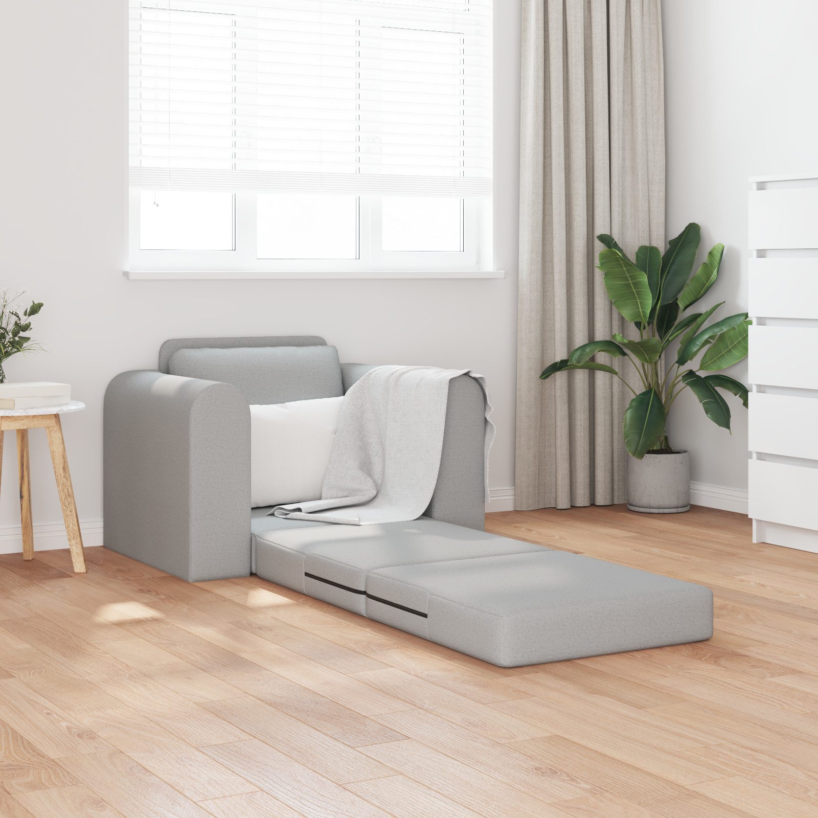vidaXL Sofa Schlafsofa 2-in-1 Wolkengrau 98x71x83 günstig online kaufen