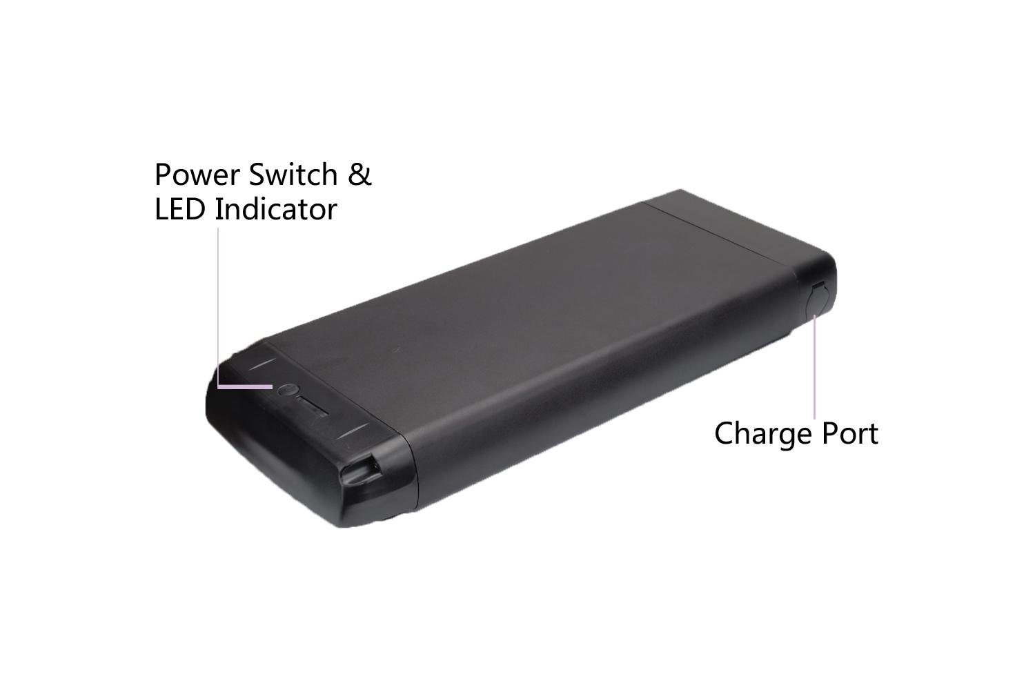 (36 Batteriehalterung für 10400 Folding Elektrofahrradakku mit (Li-ion) LEB84H03B.806 E-Bike Zellen, E TN6, Samsung 10,4Ah/374,4Wh mAh PowerSmart Txed V) Akku Lithium-ion