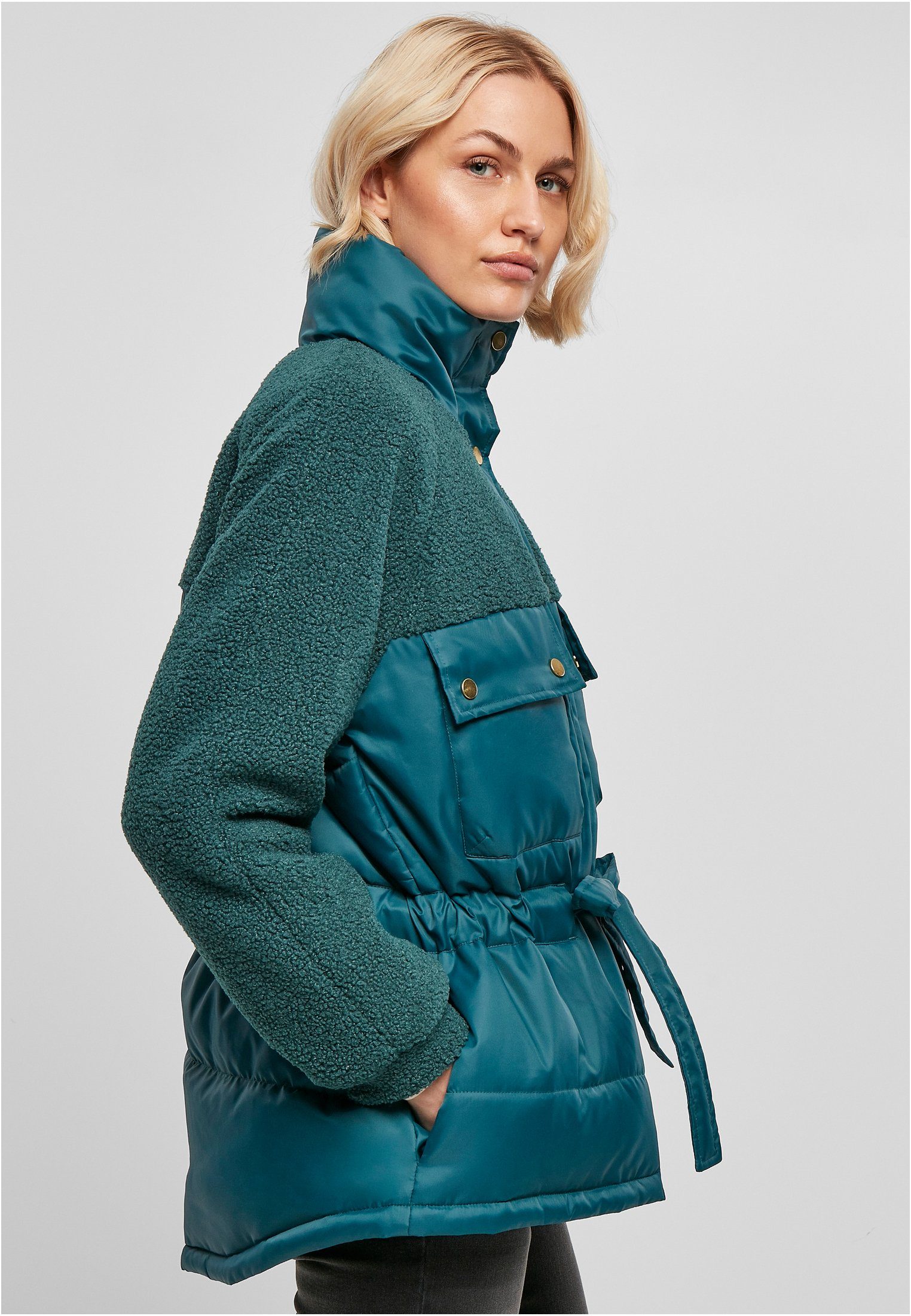 Mix Damen Ladies (1-St) CLASSICS Jacket Puffer URBAN jasper Sherpa Winterjacke