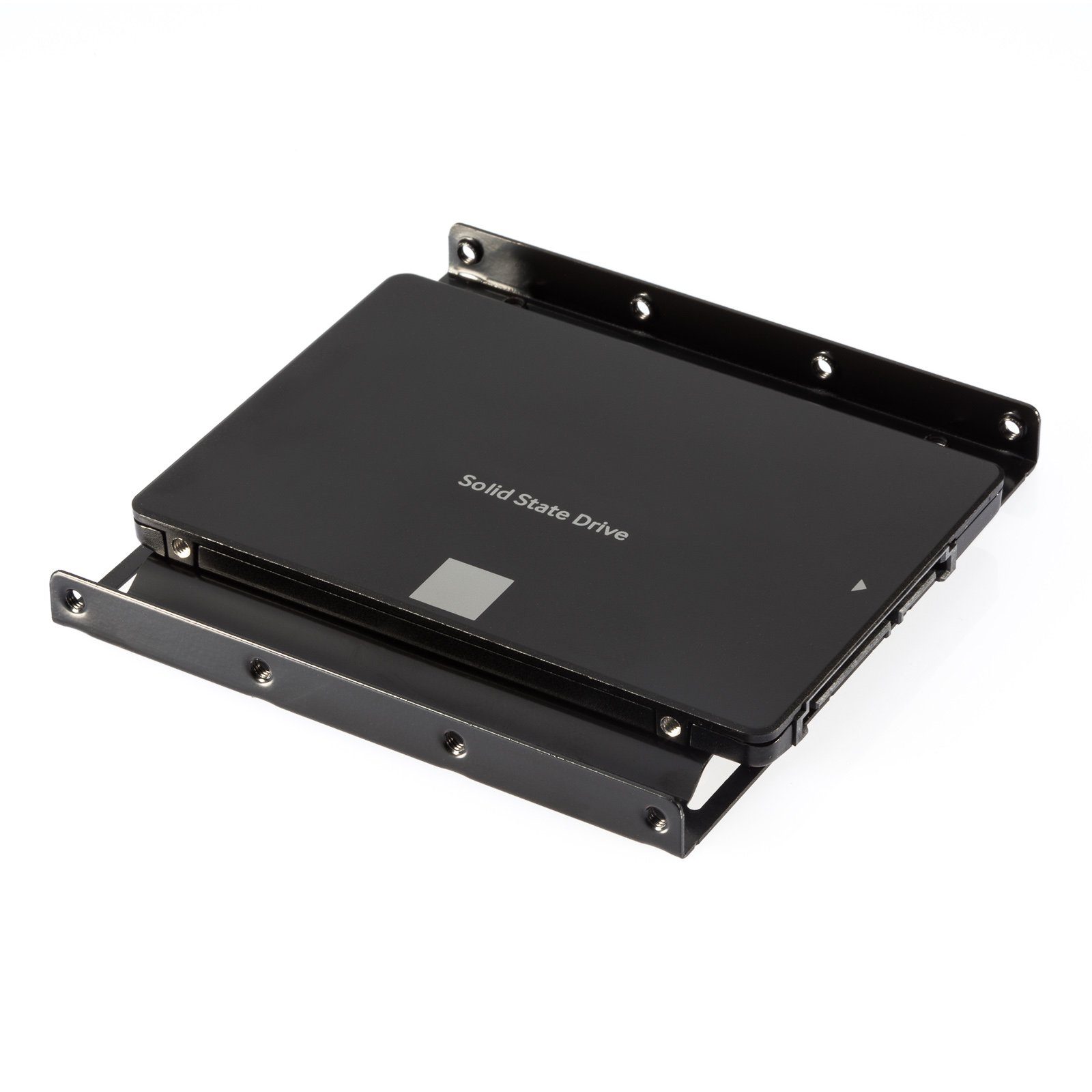 Poppstar Festplatten-Einbaurahmen, Einbau-Kit für interne 2,5 Zoll SSD-HDD inkl. Einbaurahmen, Schrauben