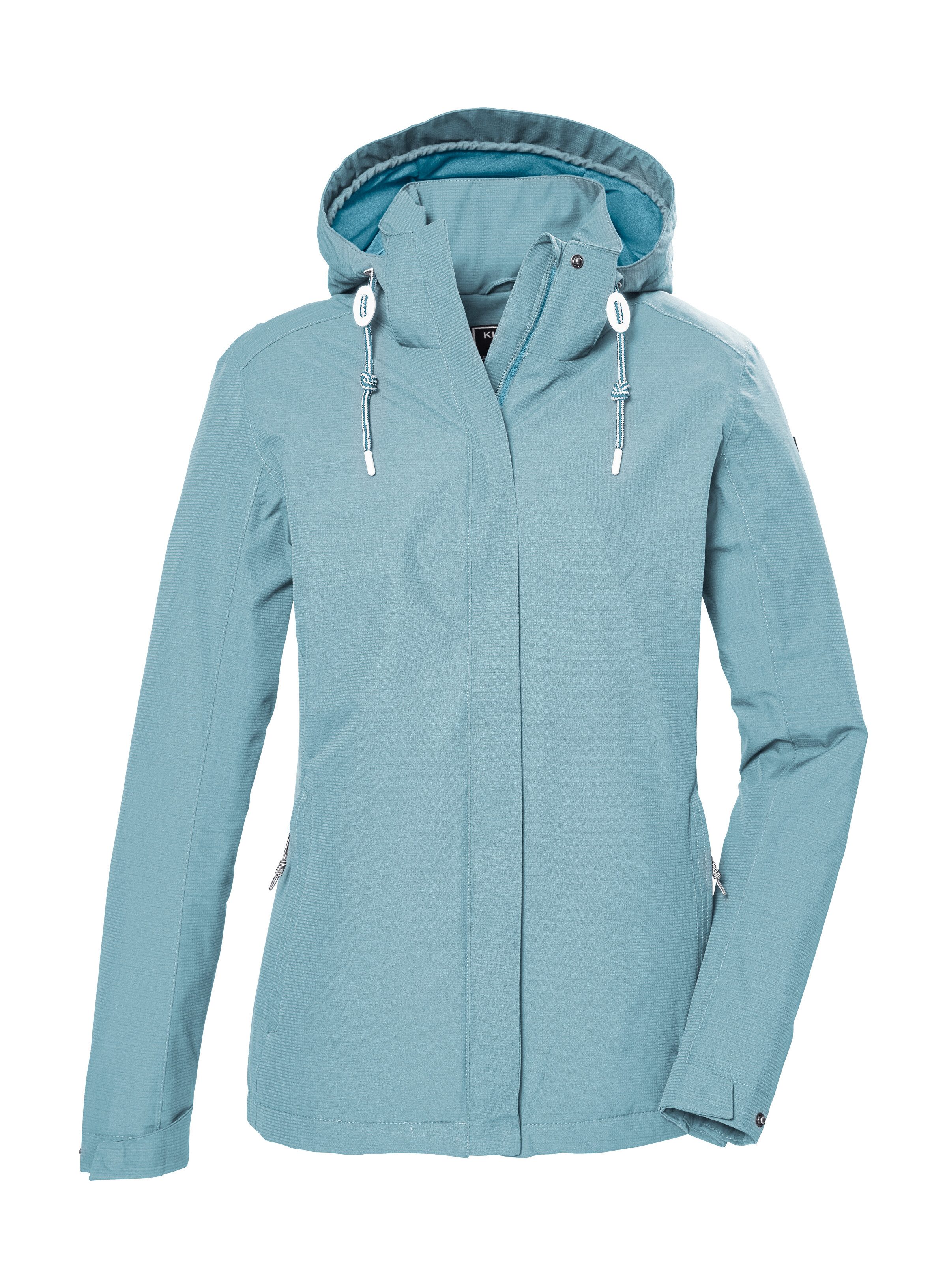 Killtec Outdoorjacke KOS 61 WMN JCKT Funktionsjacke: wasser- und winddicht, atmungsaktiv, abnehmbare Kapuze