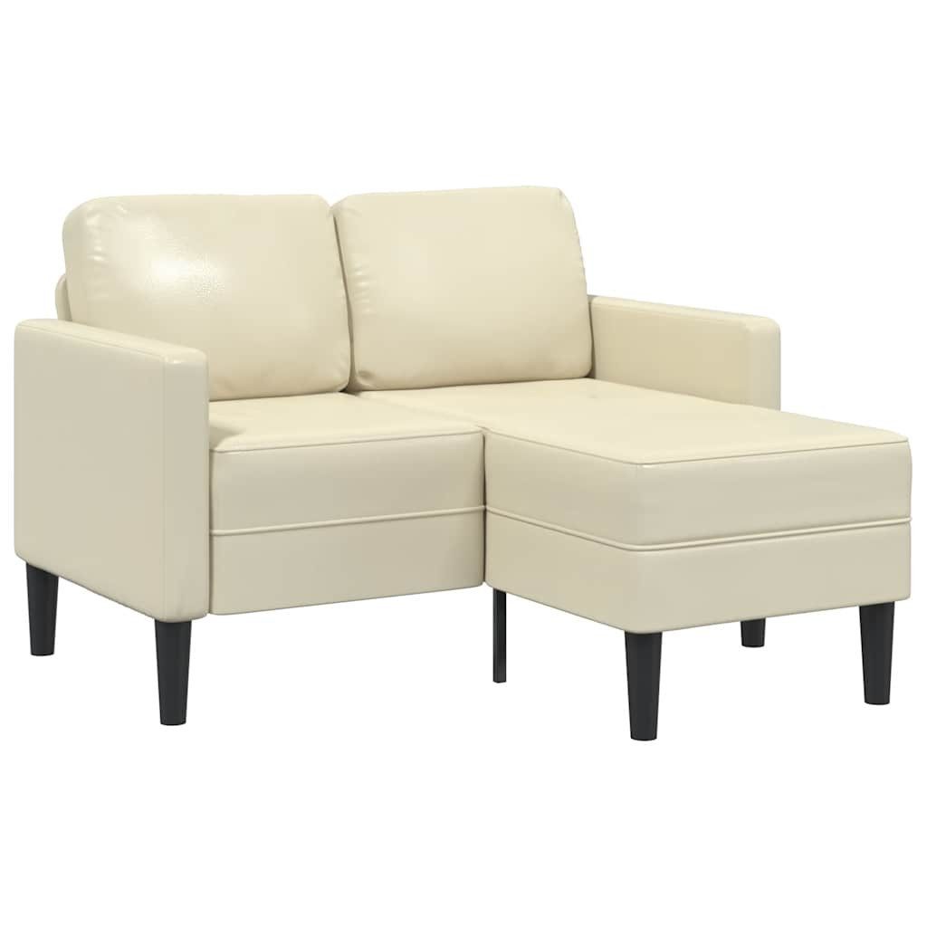 vidaXL Sofa 2-Sitzer-Sofa mit Chaiselongue L-Form günstig online kaufen