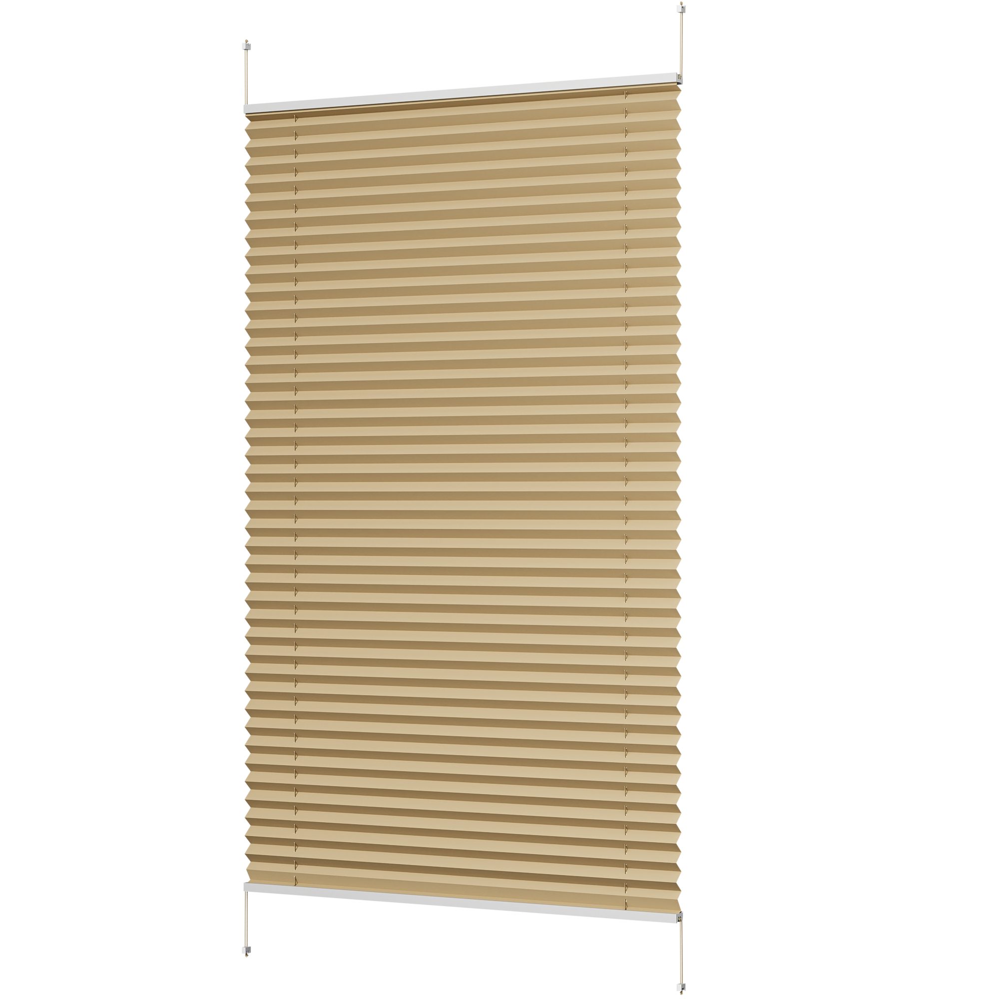 Sekey Plissee Sonnenschutzrollo ohne Bohren Verspannt Blickdicht Lichtschut günstig online kaufen