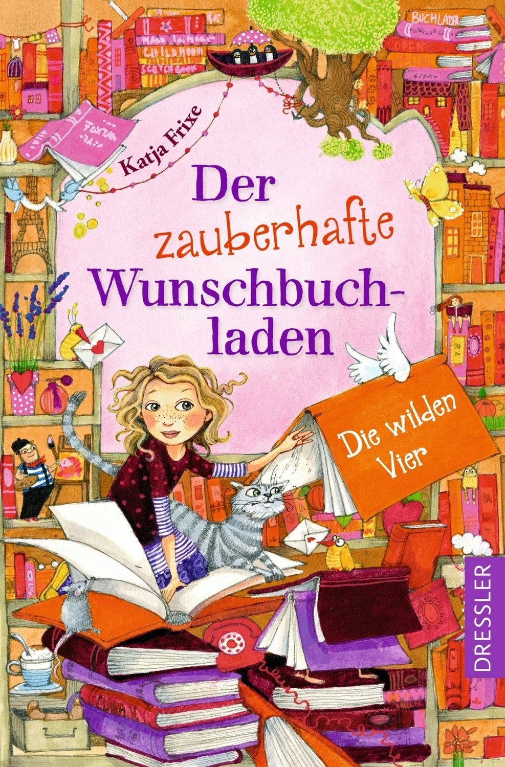 Kinderbuch Der zauberhafte Wunschbuchladen 4. Die wilden Vier Katja Frixe