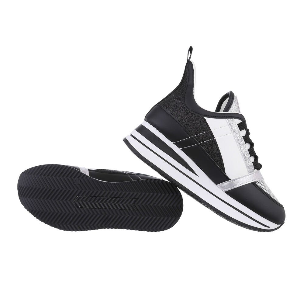 Ital-Design Damen Low-Top Freizeit Sneaker Keilabsatz/Wedge günstig online kaufen