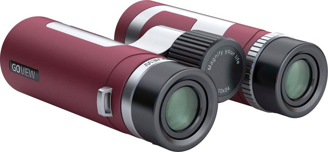 red ruby Fernglas ZOOMR GoView 10x34