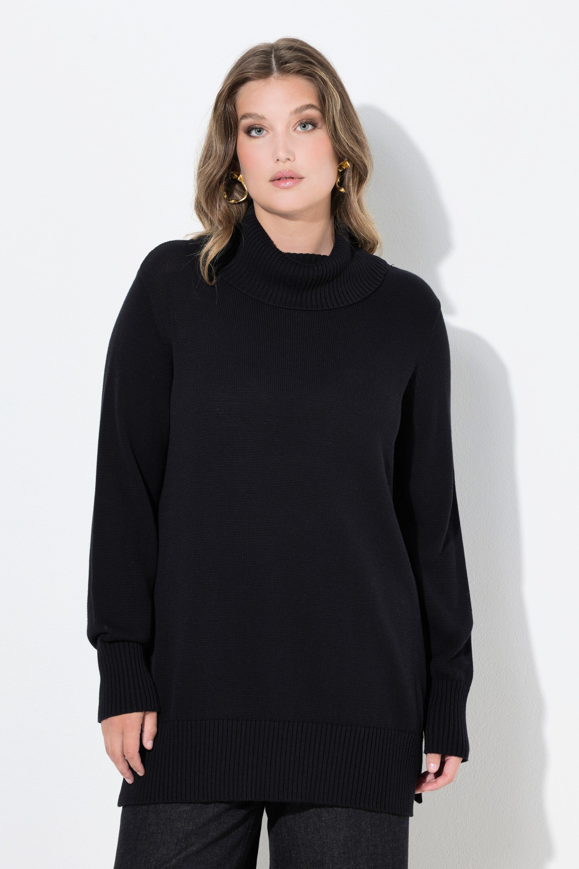 MIAMODA Strickpullover Pullover A-Linie Rollkragen günstig online kaufen