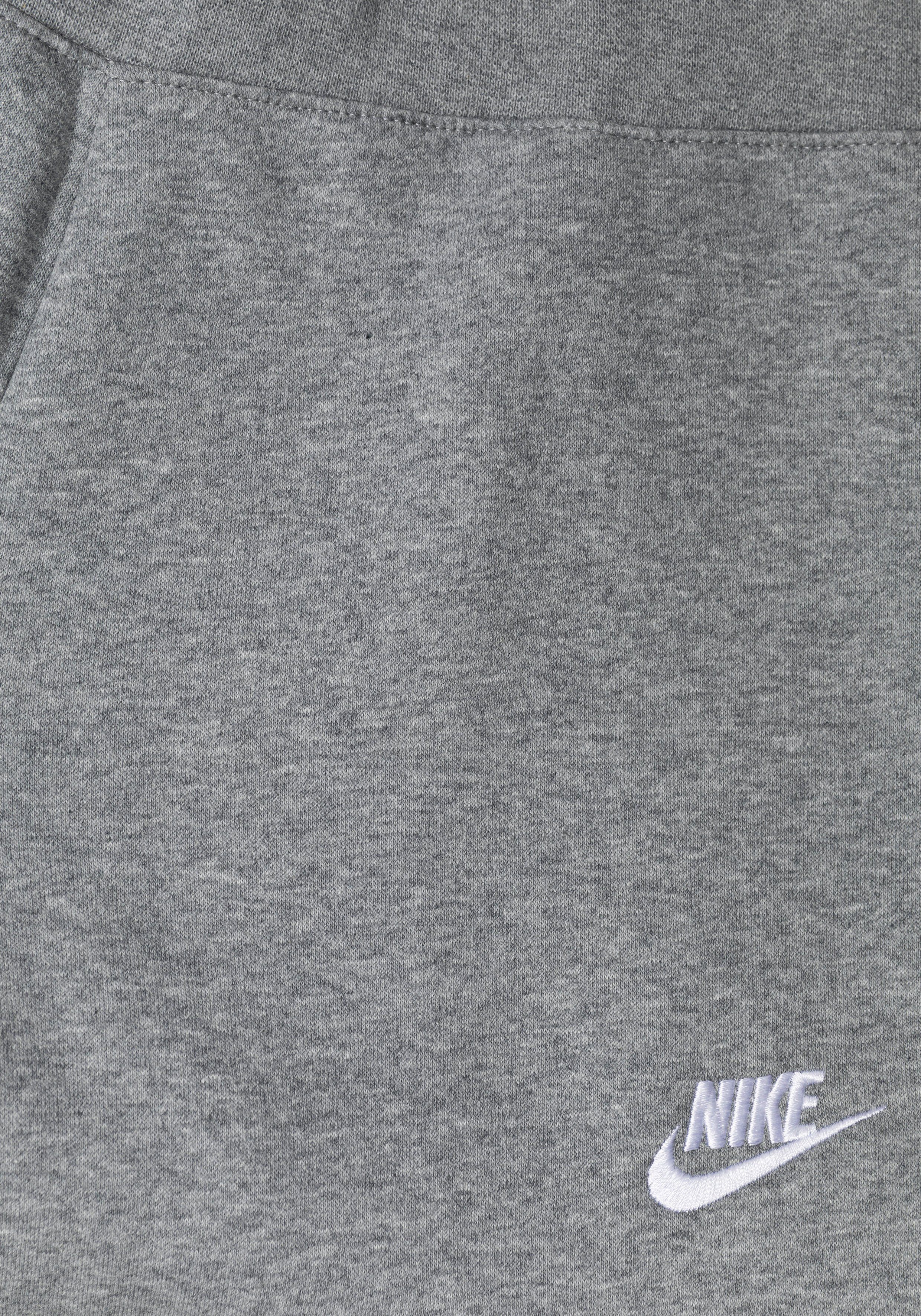 Nike Sportswear Jogginghose Club Kids' grau-meliert Fleece (Girls) Big Pants
