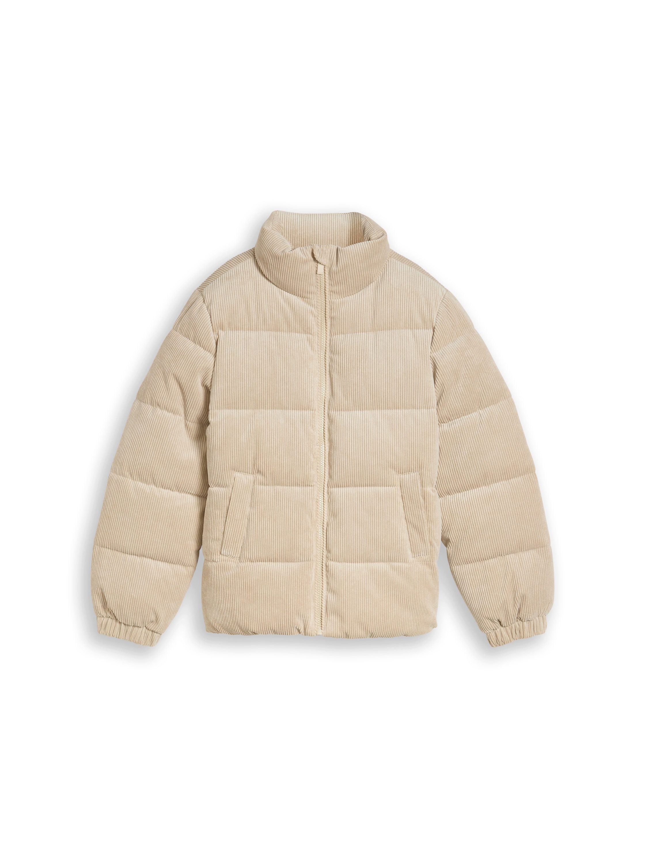 TOM TAILOR Cordjacke mit Stehkragen mit Reißverschluss