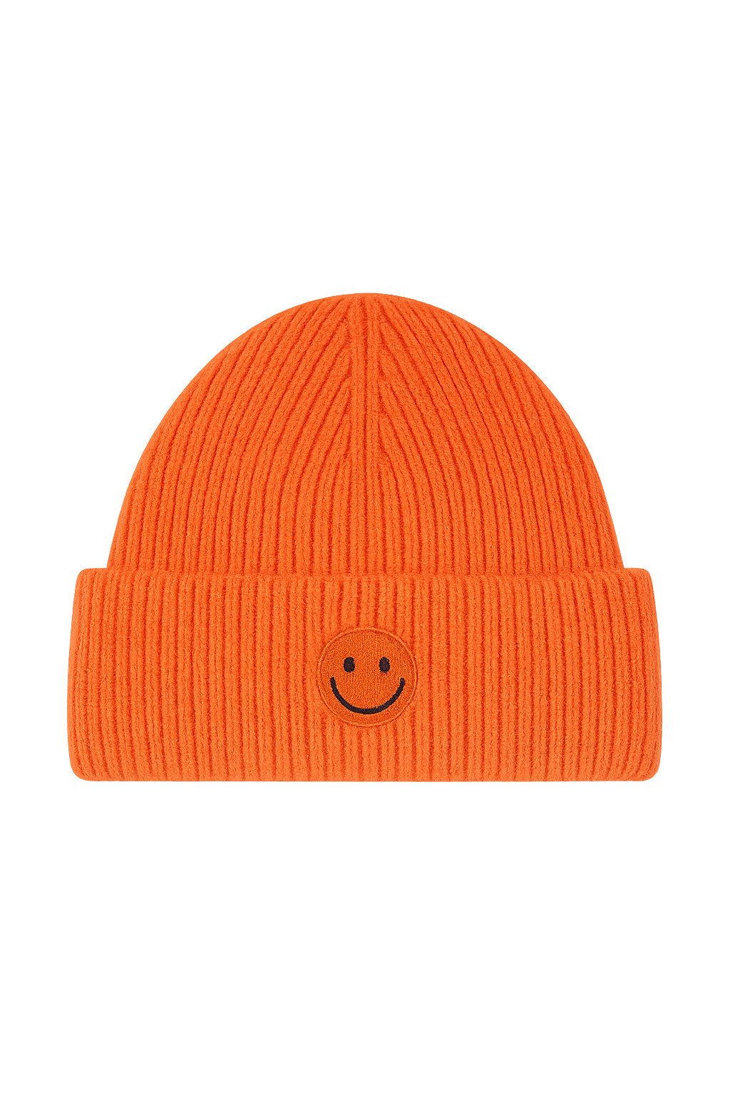 Faera Strickmütze Mit Smiley, Rippenstrick, weiches Tragegefühl (1-St., mod günstig online kaufen