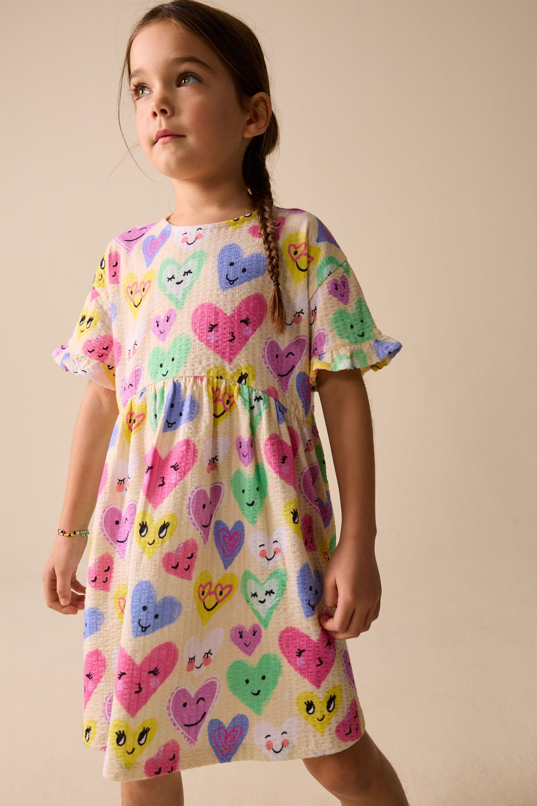 Next Jerseykleid Kurzärmliges Jersey-Kleid (1-tlg)