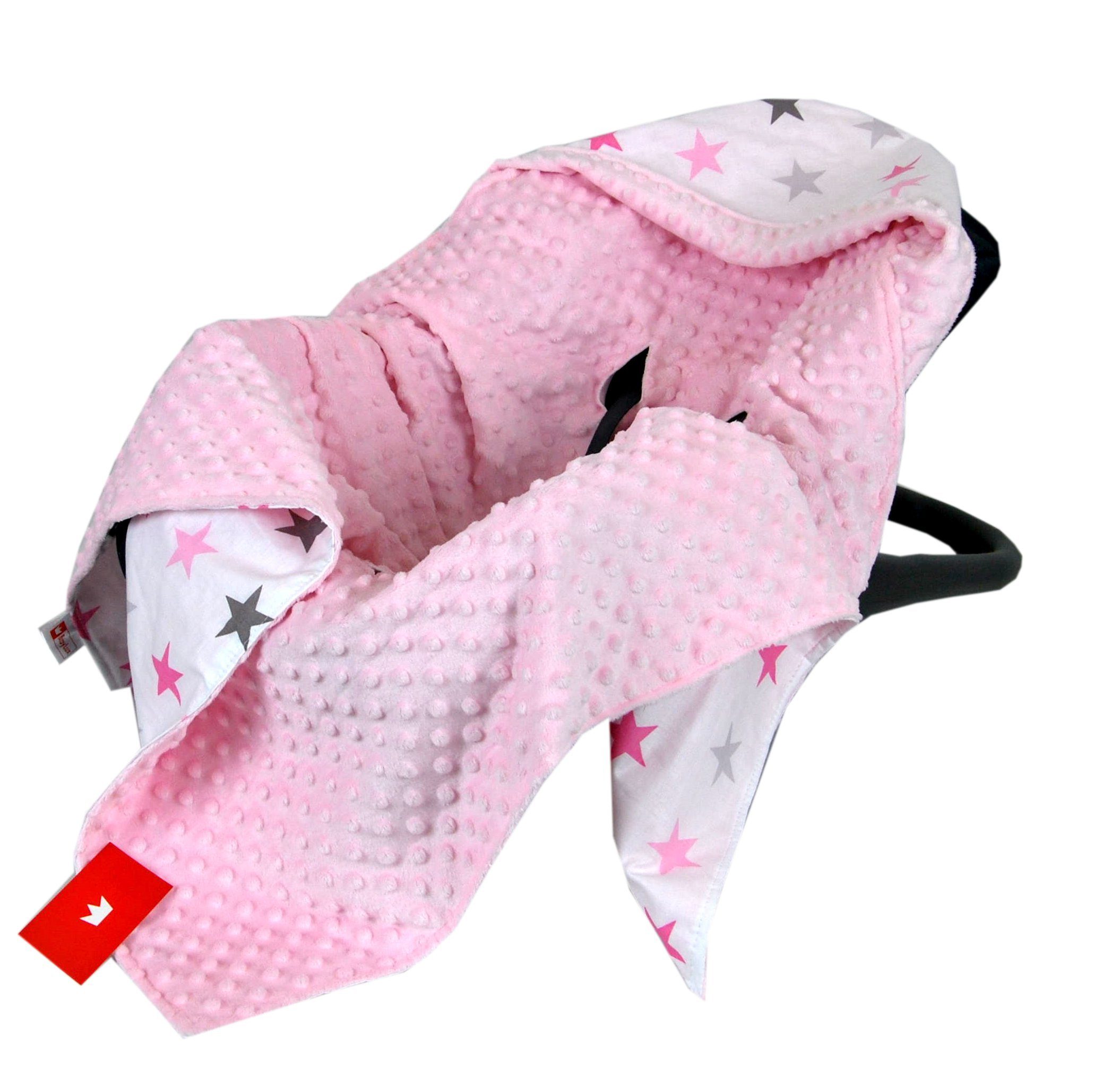 Einschlagdecke BabyLux Baby EINSCHLAGDECKE Babyschale 90x90 günstig online kaufen