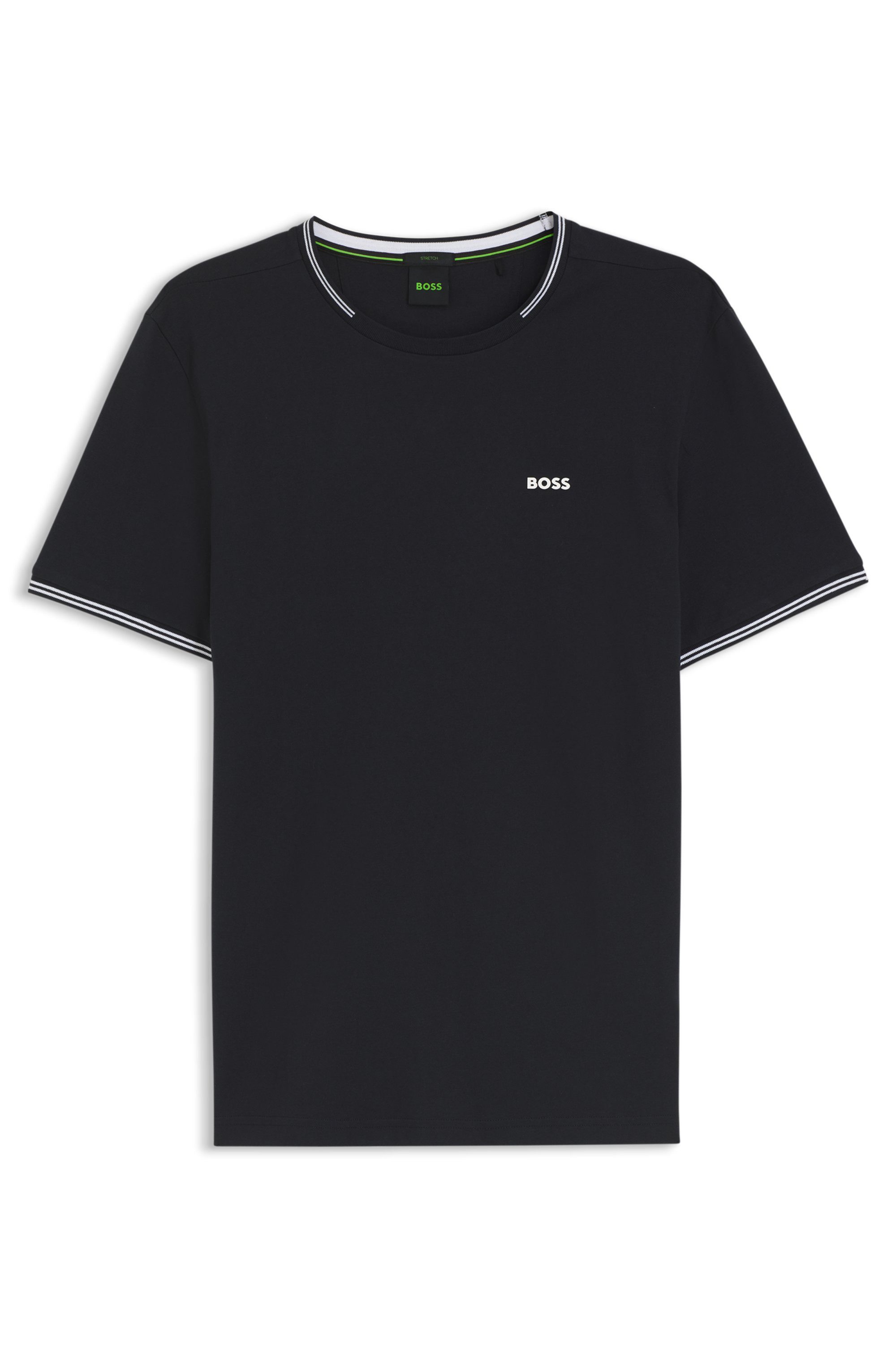 T-Shirt Taul Stretch-Baumwoll-Pique
