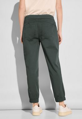 STREET ONE Jogger Pants mit Elastikbund und Bänderdetail