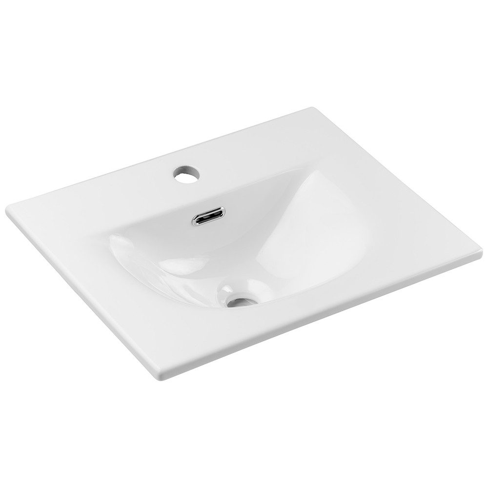 Lomadox Waschtisch NEWPORT-56-CASHMERE, 51cm mit Keramikwaschbecken, günstig online kaufen