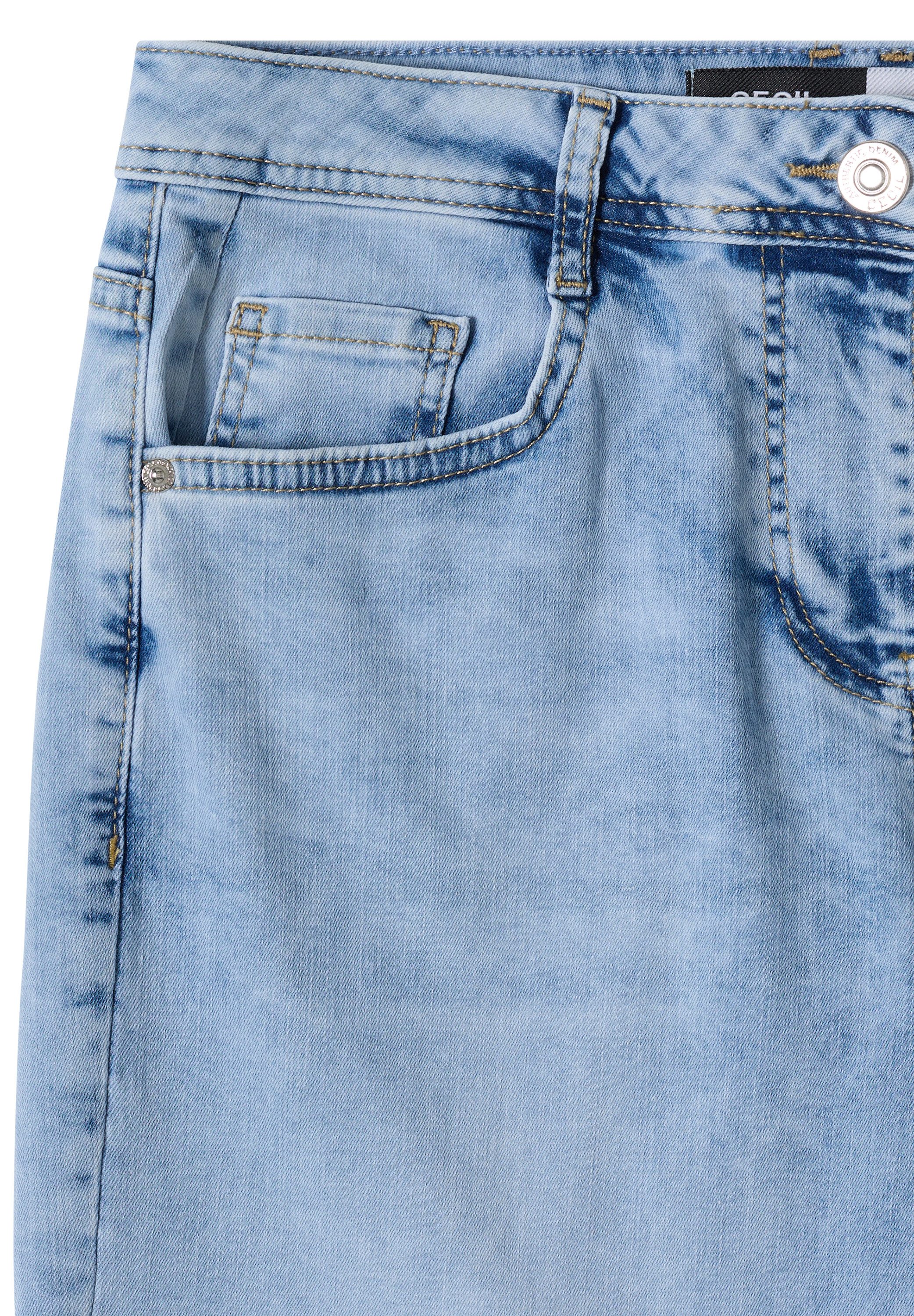 CECIL Loose-fit-Jeans mit Wide Legs