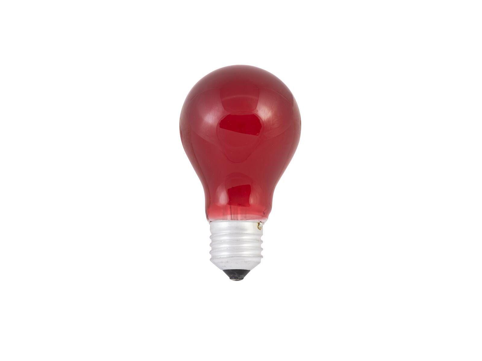 OMNILUX Spezialleuchtmittel OMNILUX A19 230V/25W E-27 rot, E27, Rot