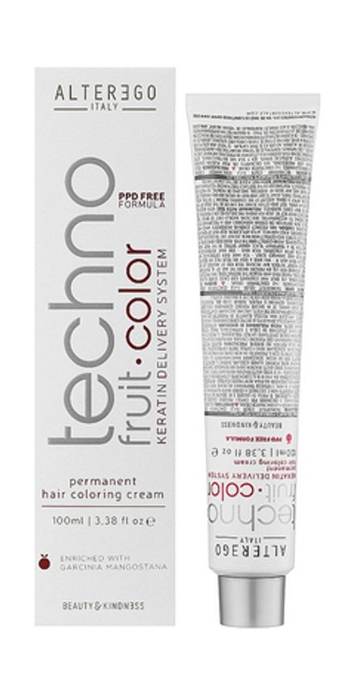 Alterego Haarfarbe Alterego Techno Fruit Color Permanent Hair Coloring Cream 10/3 Blonde