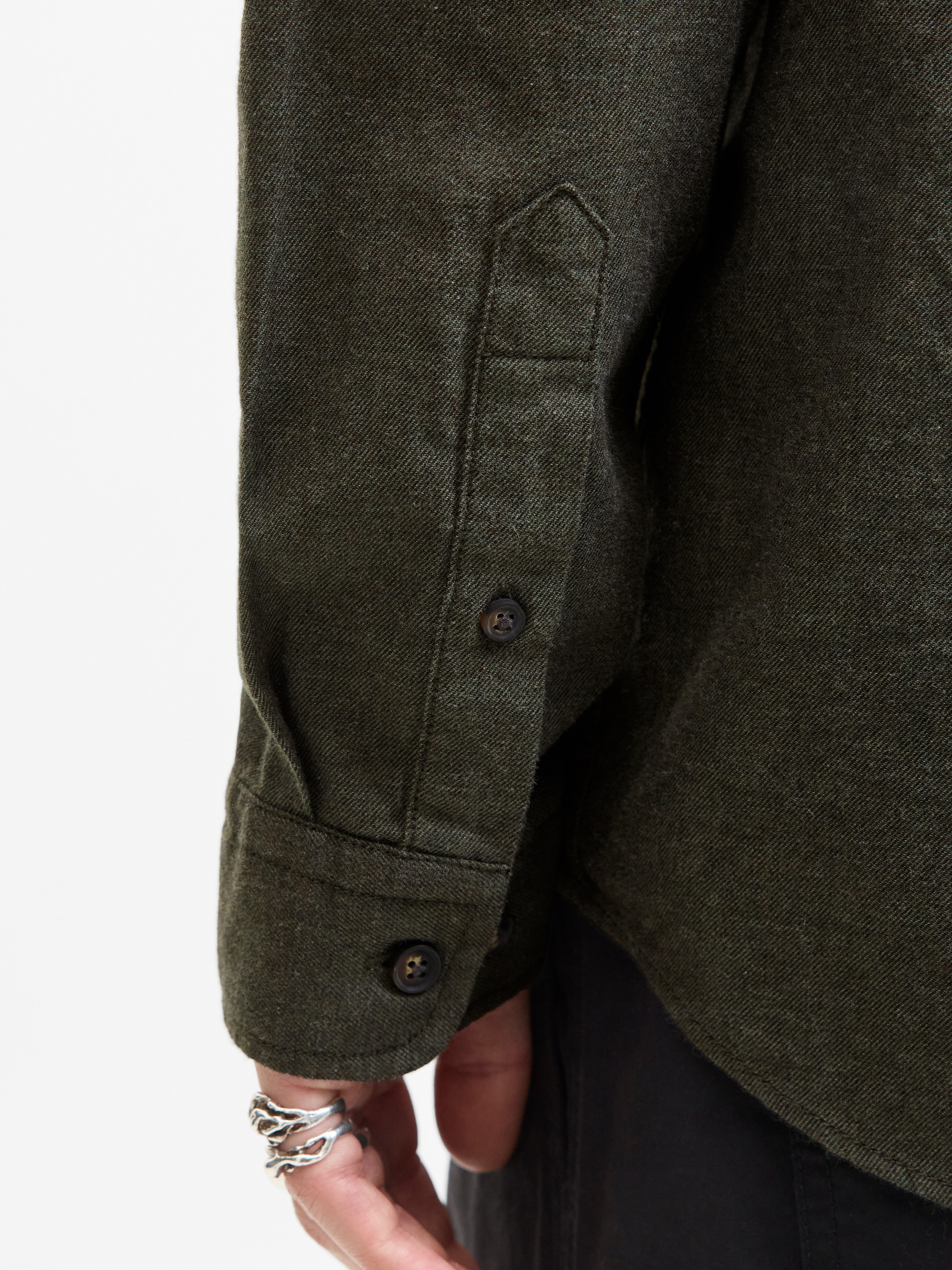 Jack & Jones Langarmhemd JJEBAND MELANGE SHIRT L/S SN – Bild 3 von 5
